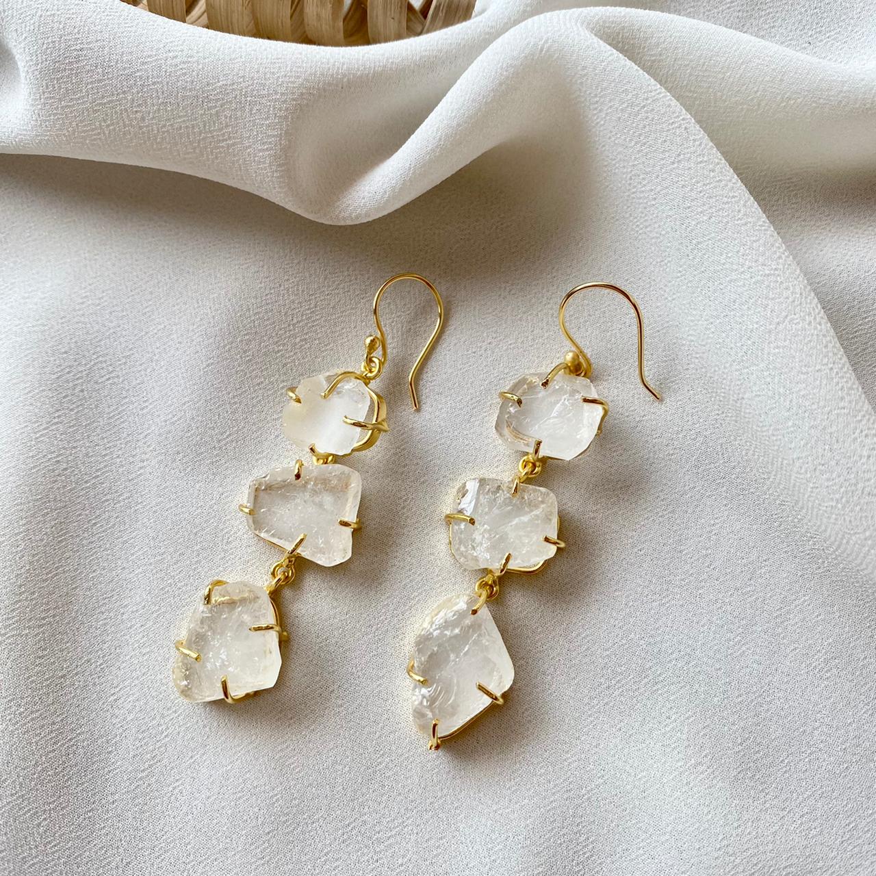 Minerva Raw Stone Ear Drops (Premium) - Image 7