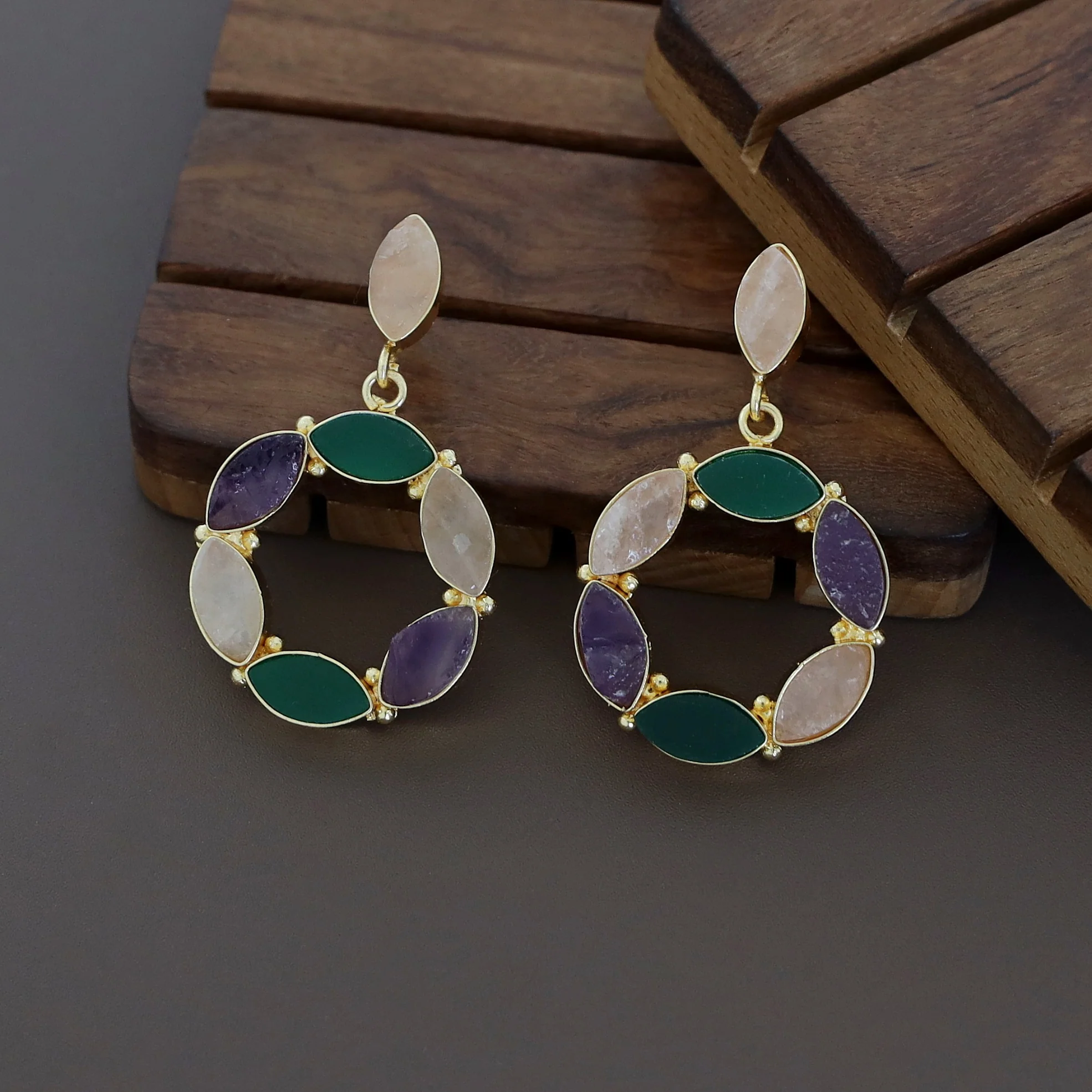 Mini Chakras Earring (Colour Options) - Image 2