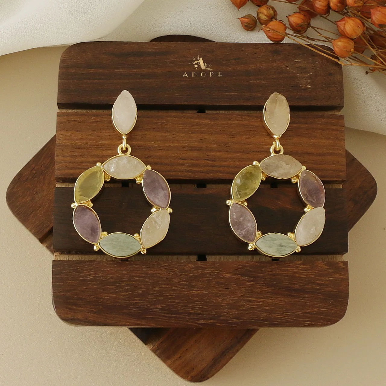 Mini Chakras Earring (Colour Options) - Image 5