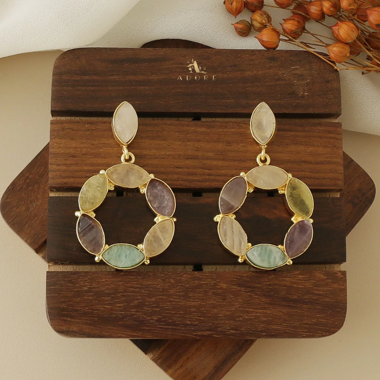 Mini Chakras Earring (Colour Options) - Image 9