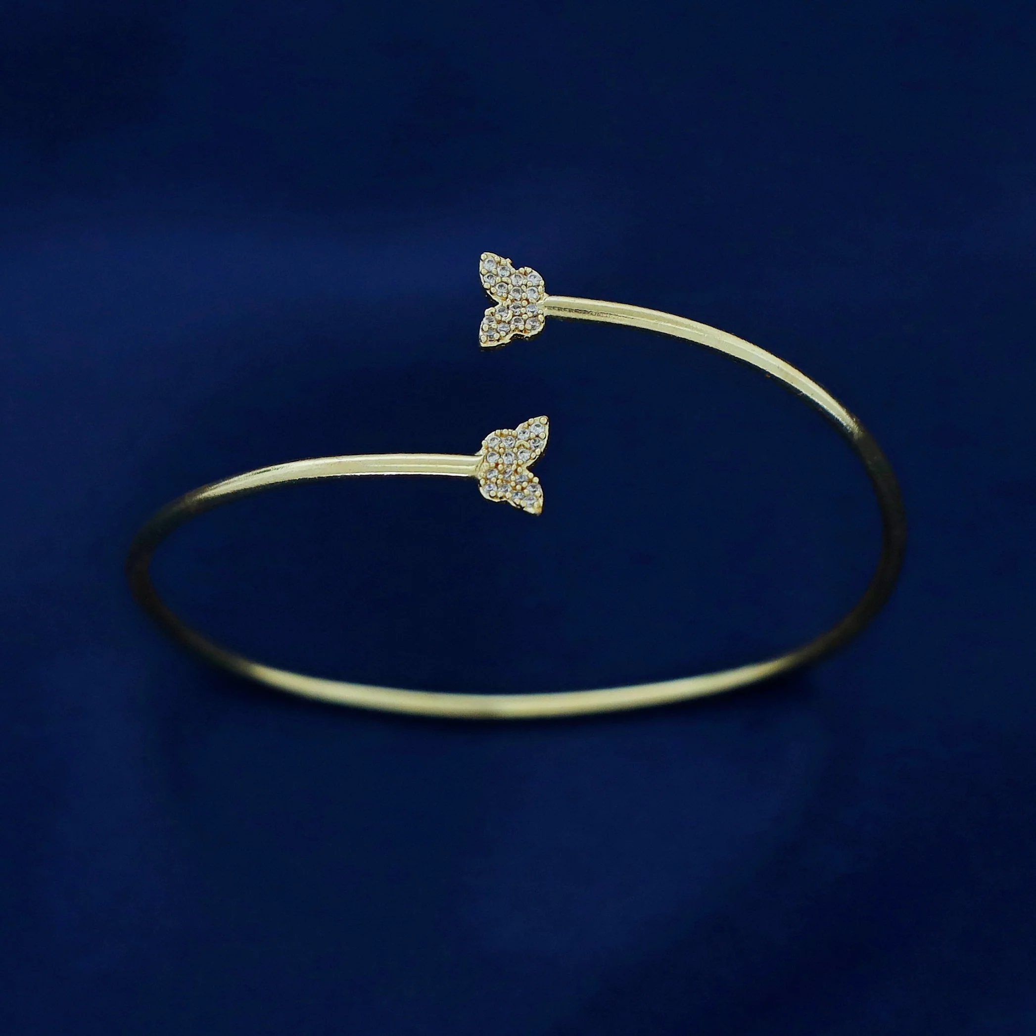 Milen Dual Butterfly Bangle - Image 2