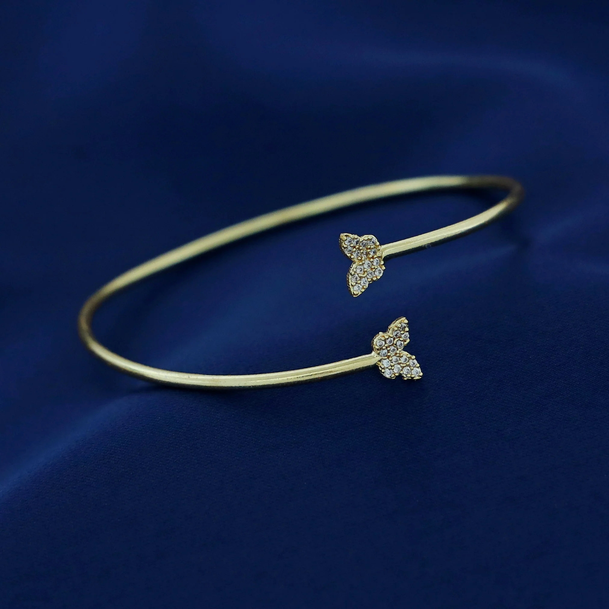 Milen Dual Butterfly Bangle - Image 3