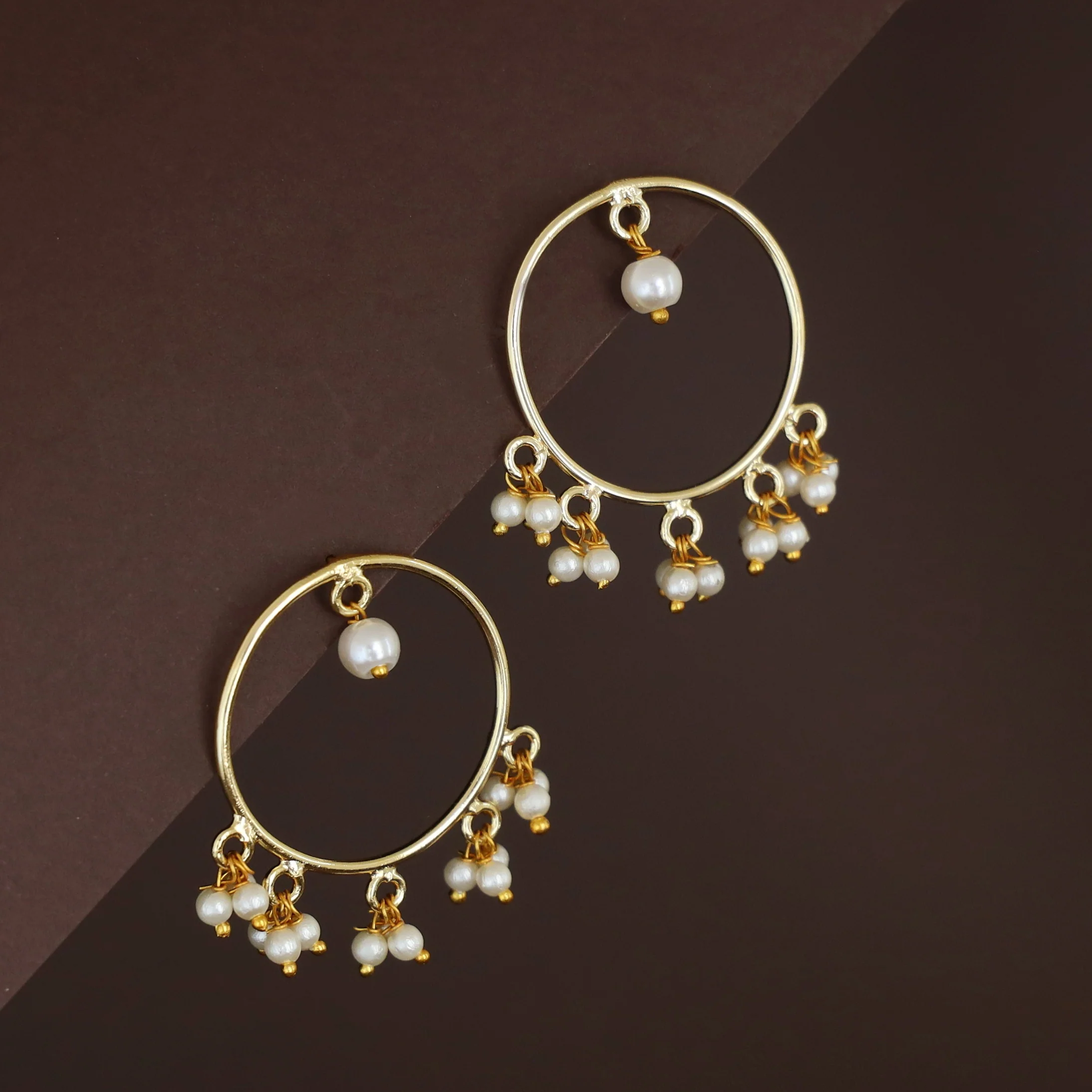 Mistry Hoop Pearl Earring - Image 2