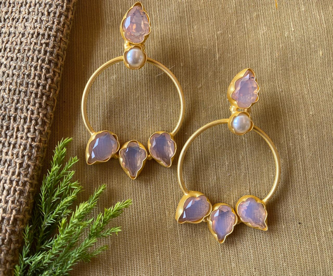 Monalisa Sparkling Bell Earring (Colour Options) - Image 11