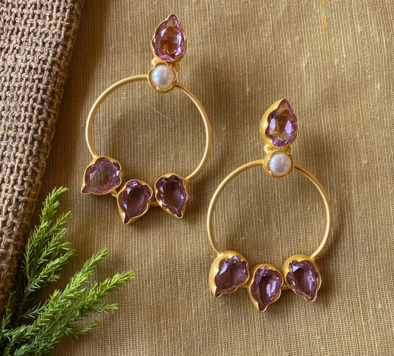 Monalisa Sparkling Bell Earring (Colour Options) - Image 17