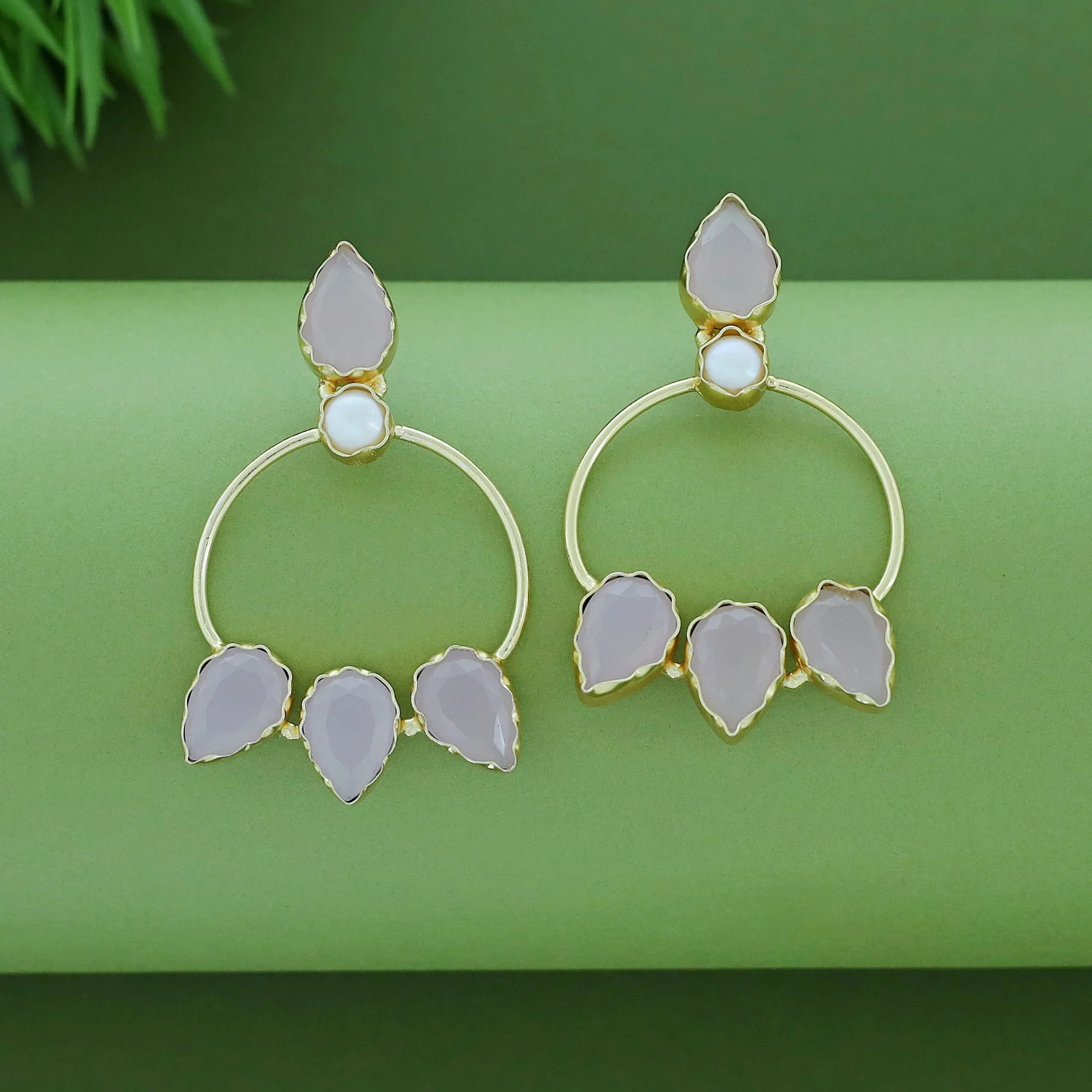 Monalisa Sparkling Bell Earring (Colour Options) - Image 2
