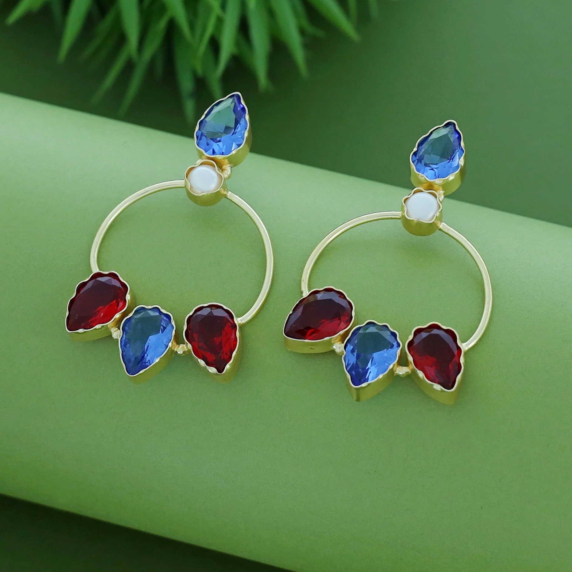 Monalisa Sparkling Bell Earring (Colour Options) - Image 30