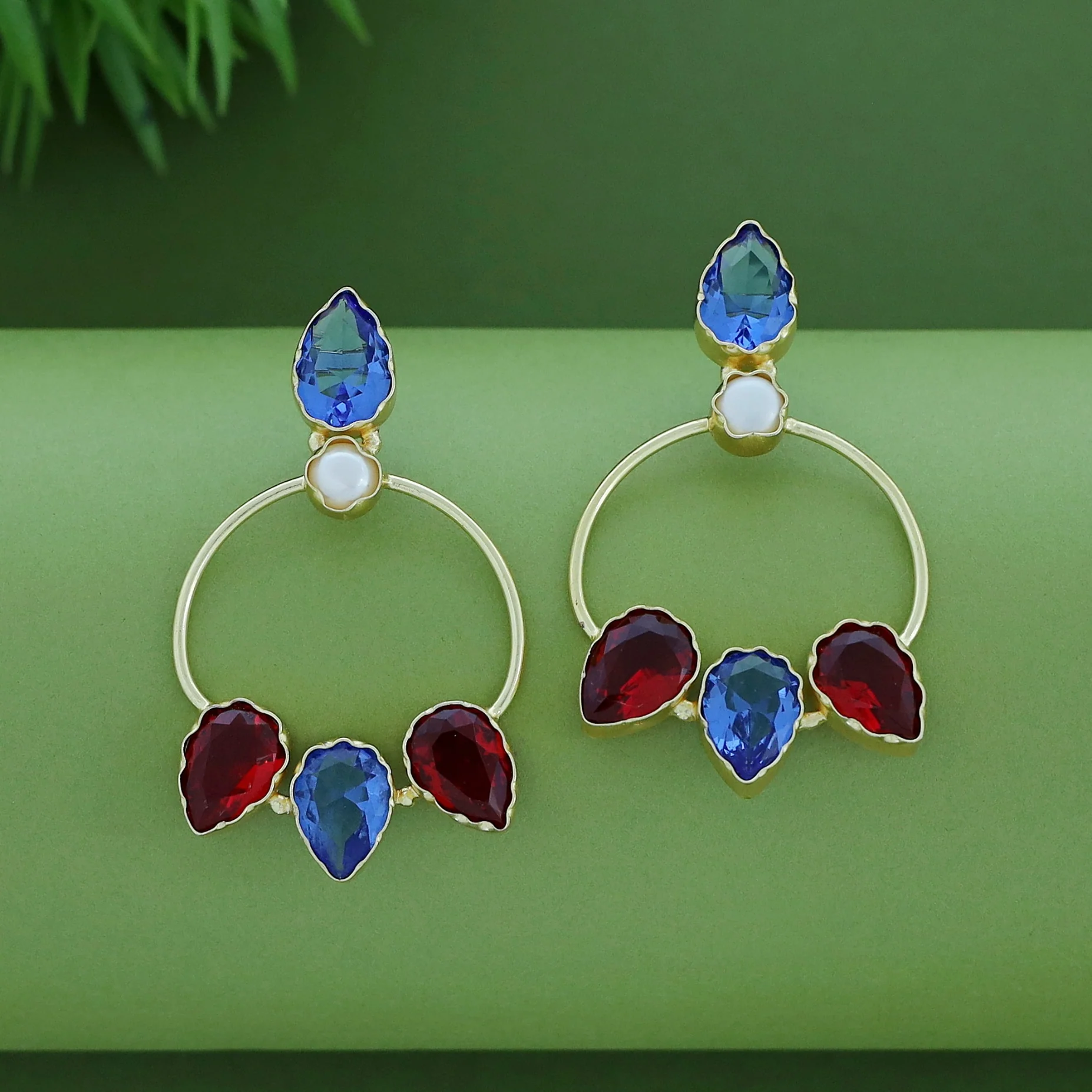 Monalisa Sparkling Bell Earring (Colour Options) - Image 4