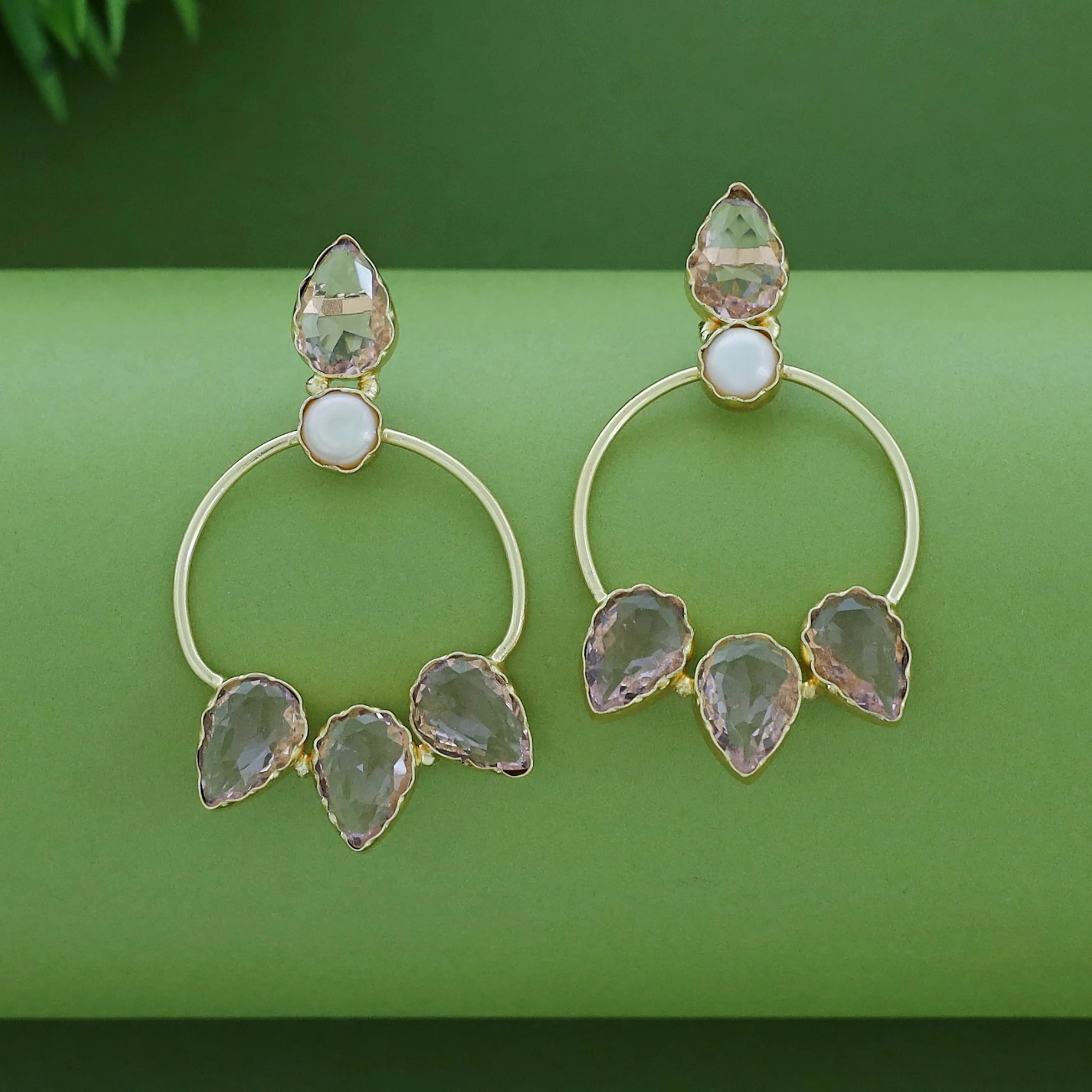 Monalisa Sparkling Bell Earring (Colour Options) - Image 5
