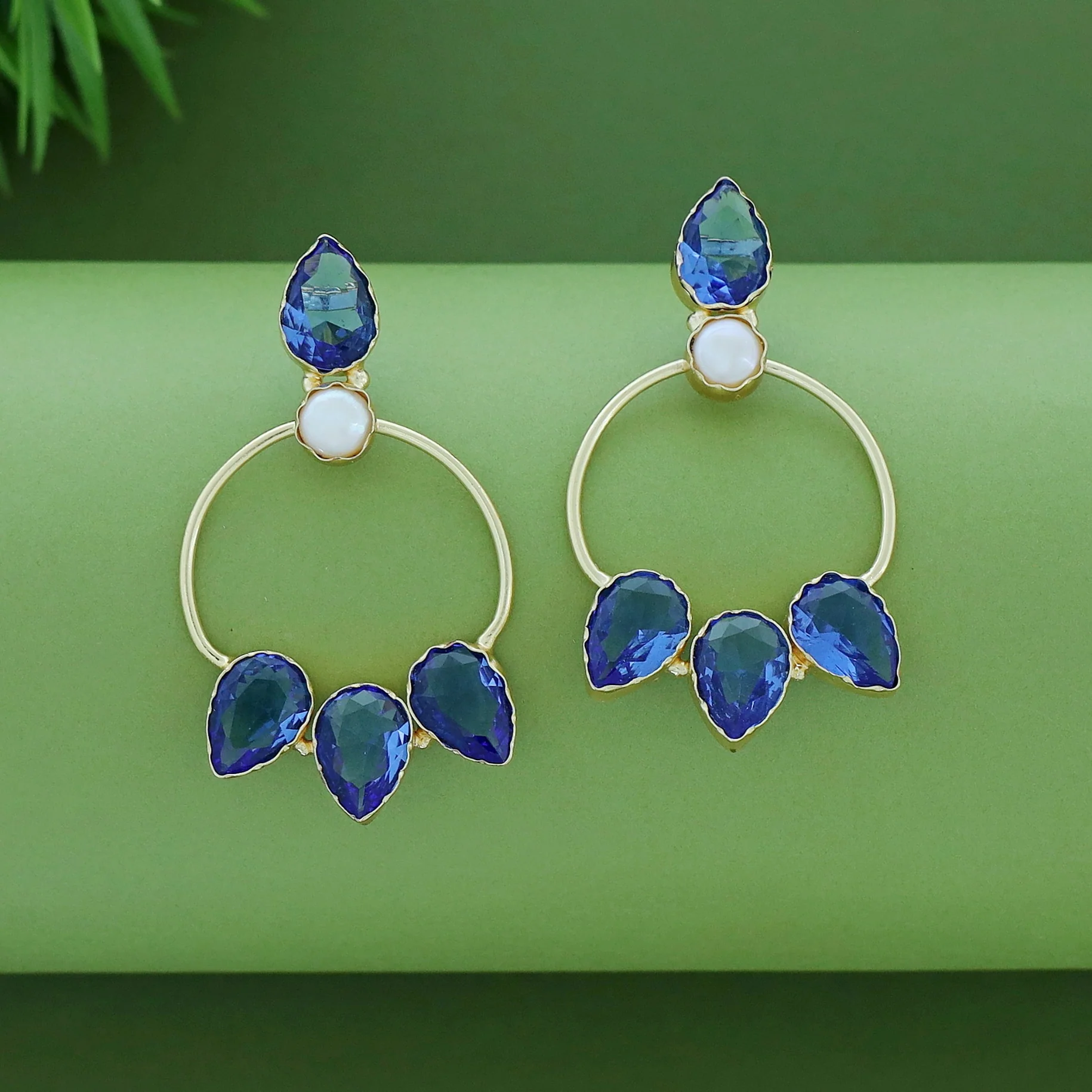 Monalisa Sparkling Bell Earring (Colour Options) - Image 7