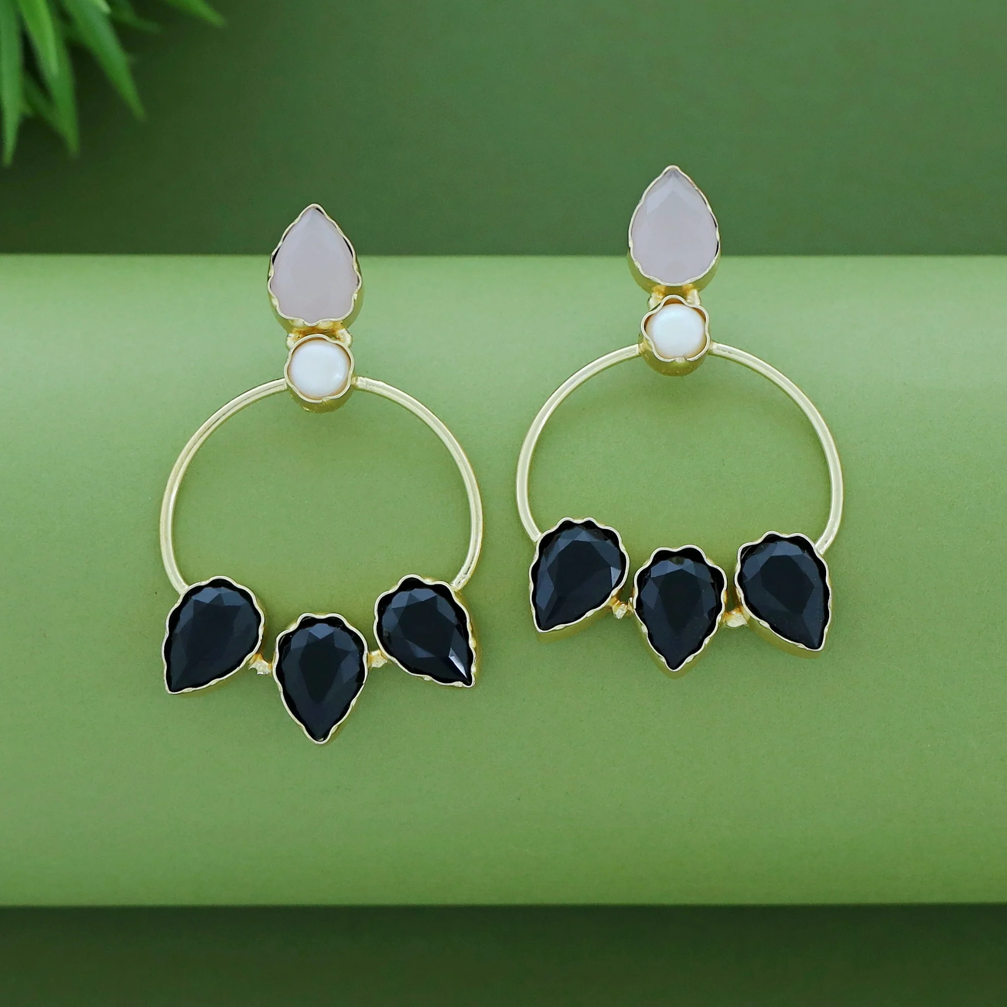 Monalisa Sparkling Bell Earring (Colour Options) - Image 8