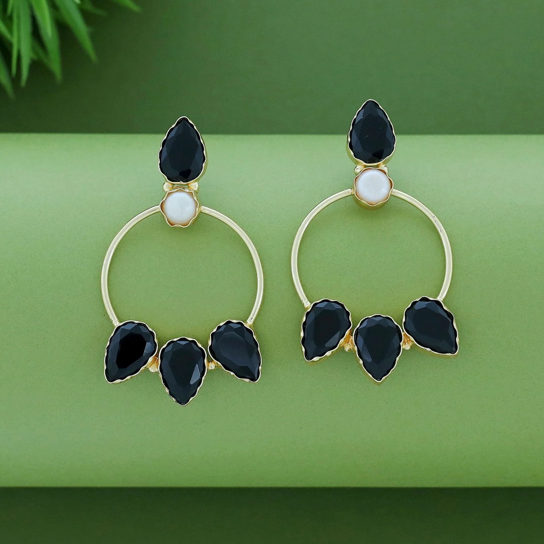 Monalisa Sparkling Bell Earring (Colour Options) - Image 9