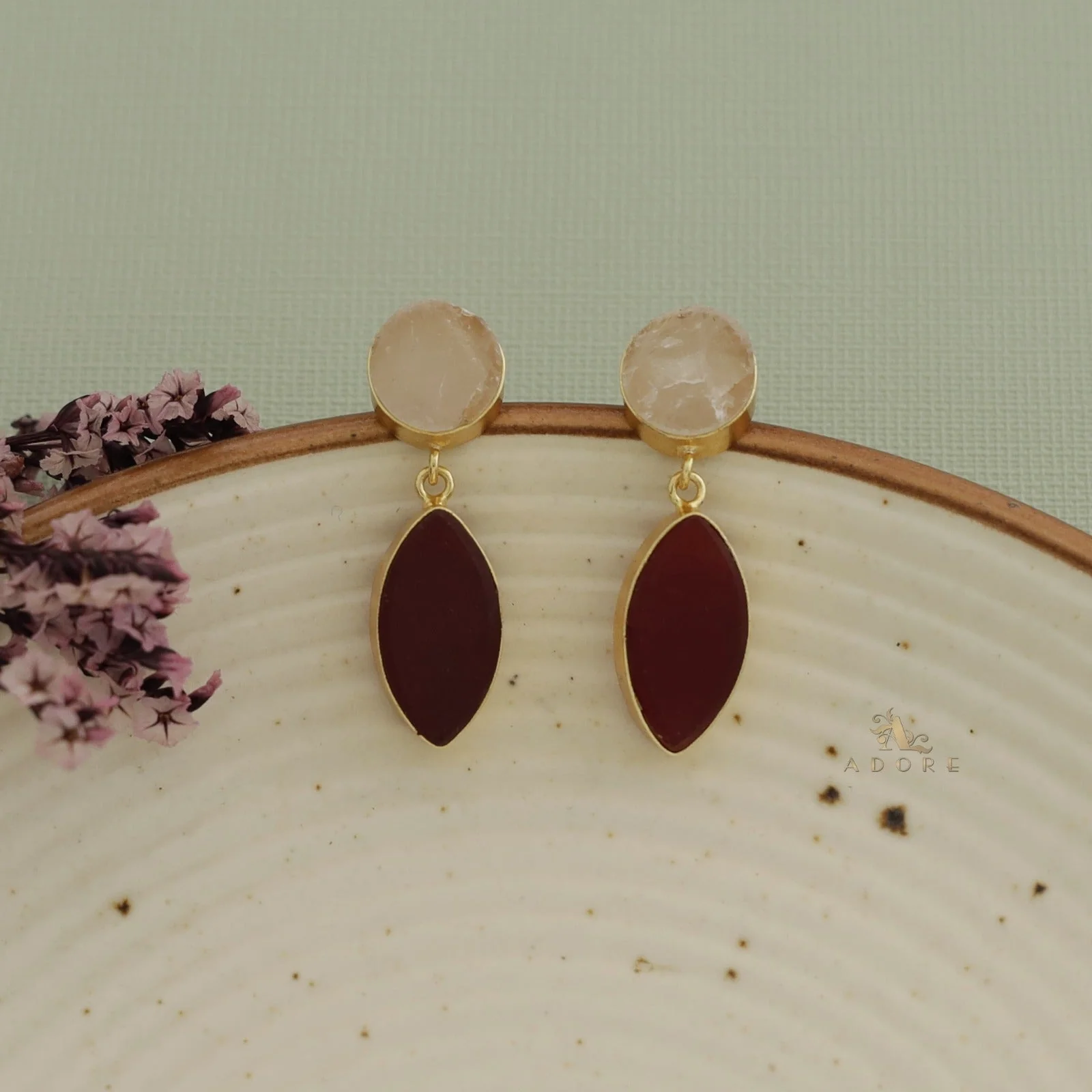 Drucilla Raw Stone Earring - Image 13