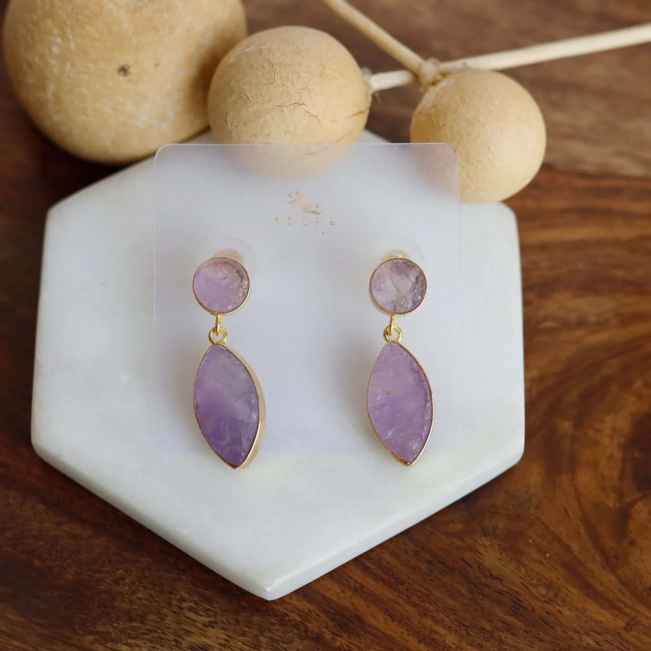 Drucilla Raw Stone Earring - Image 19
