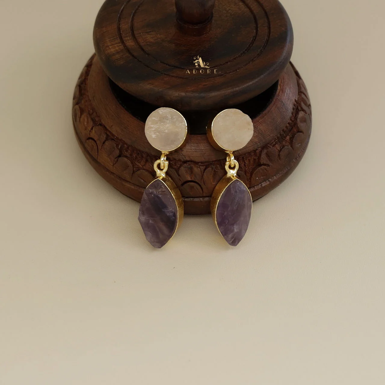 Drucilla Raw Stone Earring - Image 5