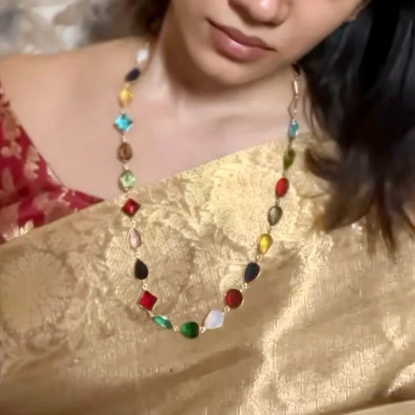 Multicolour Nyra Glossy Neckpiece - Image 2