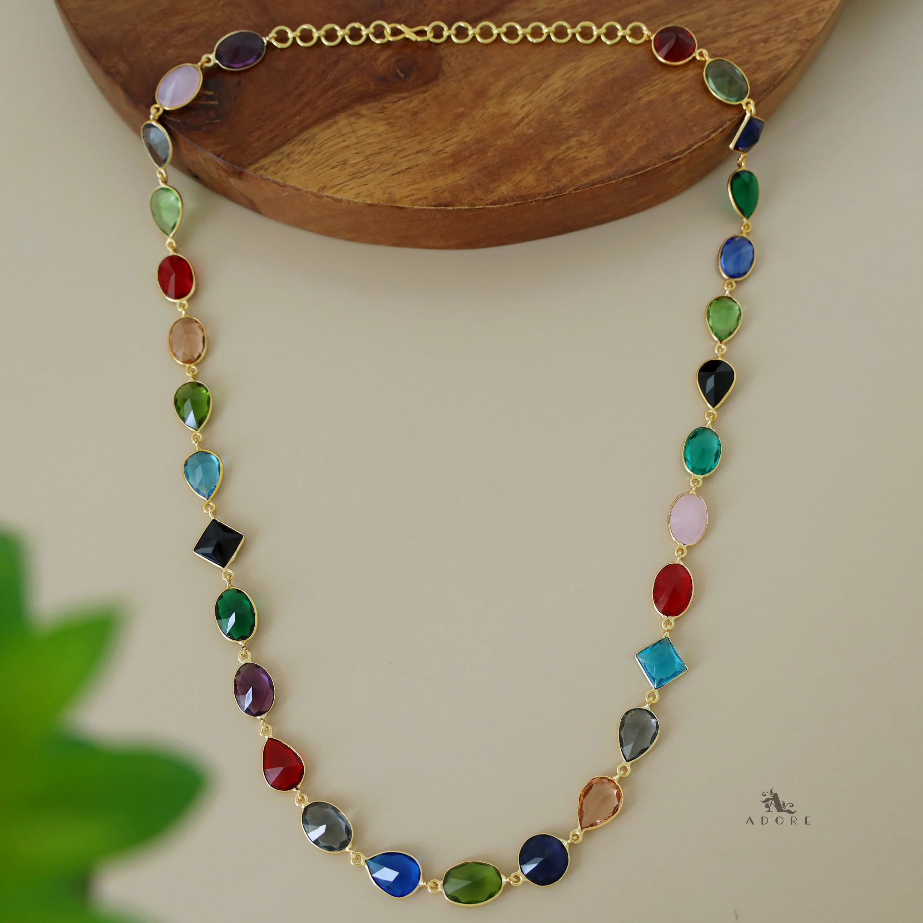 Multicolour Nyra Glossy Neckpiece - Image 4