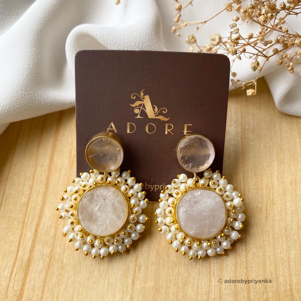 Multicolour Raw Stone Eva Earrings - Image 11