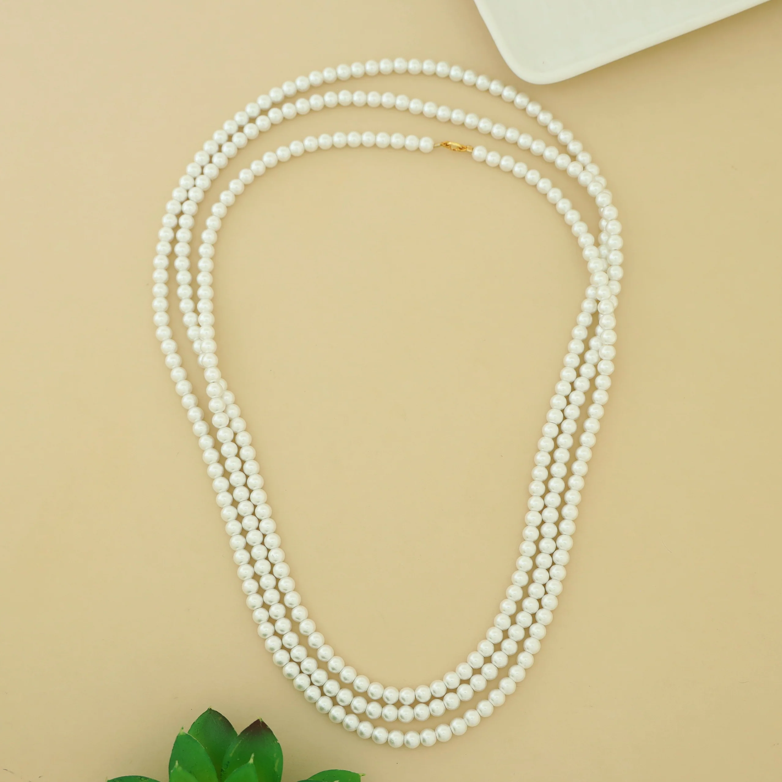 Murielle Long Pearl Neckpiece - Image 3