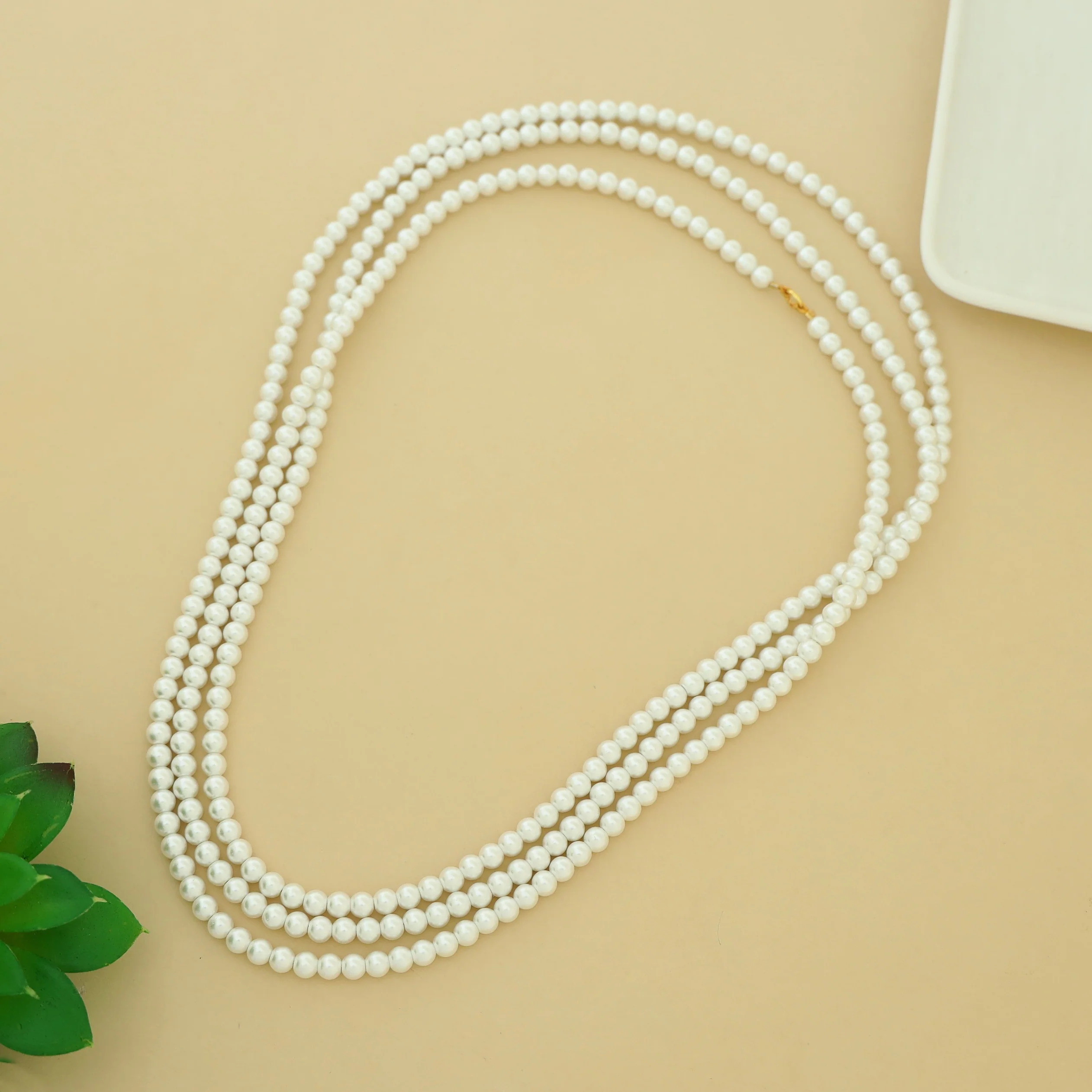 Murielle Long Pearl Neckpiece - Image 5