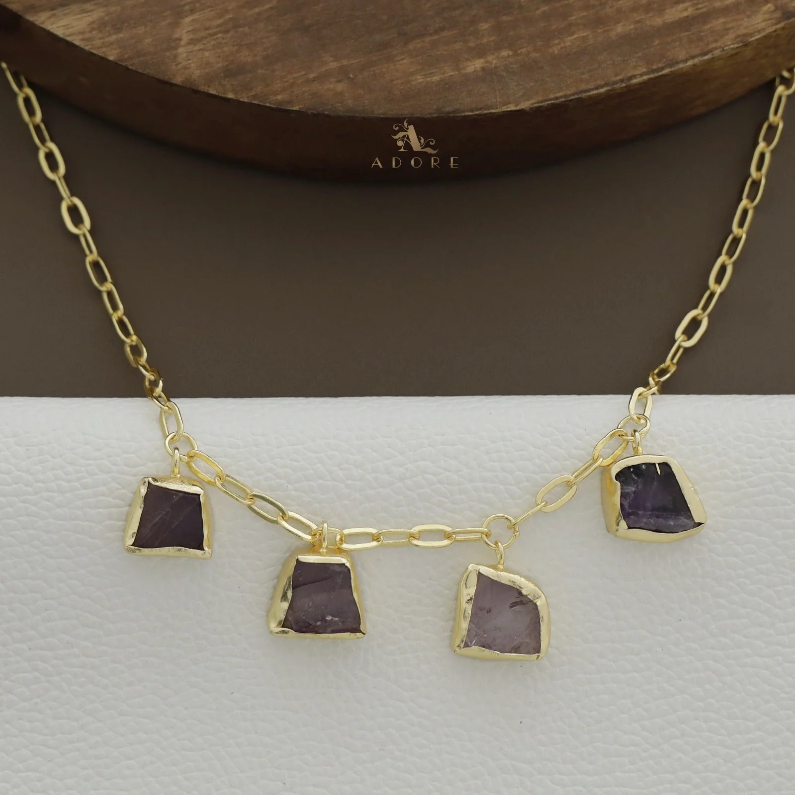 Nadiya 4 Stone Neckpiece - Image 7