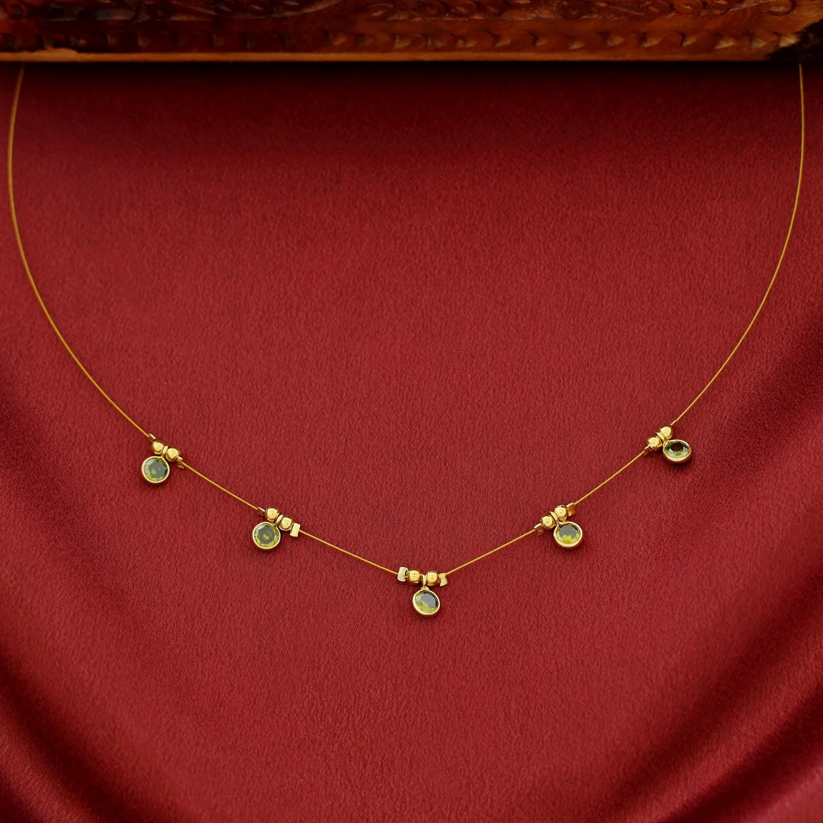 Naima Glossy Stone String Neckpiece - Image 13