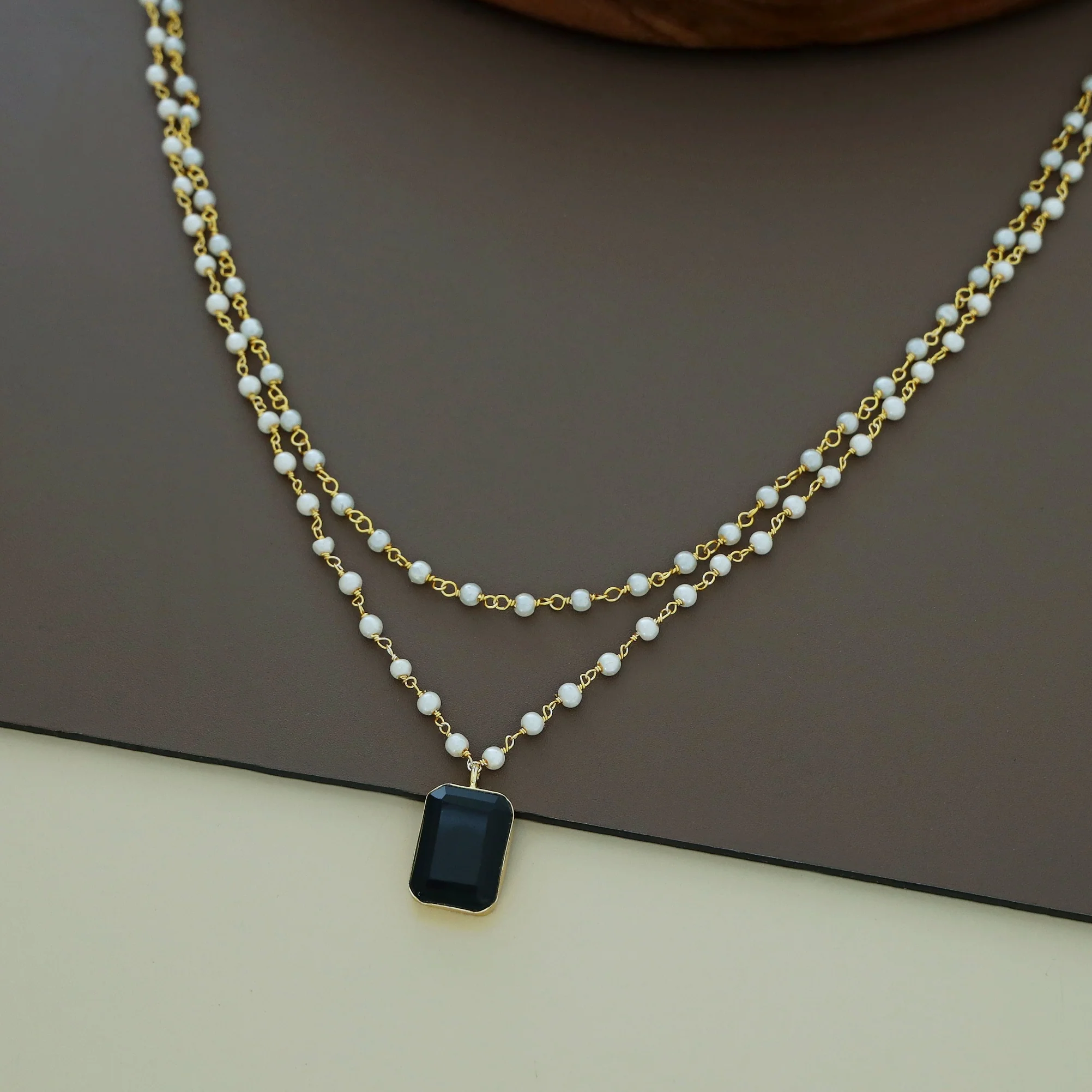 Nasmiya 2 Layer Neckpiece - Image 10