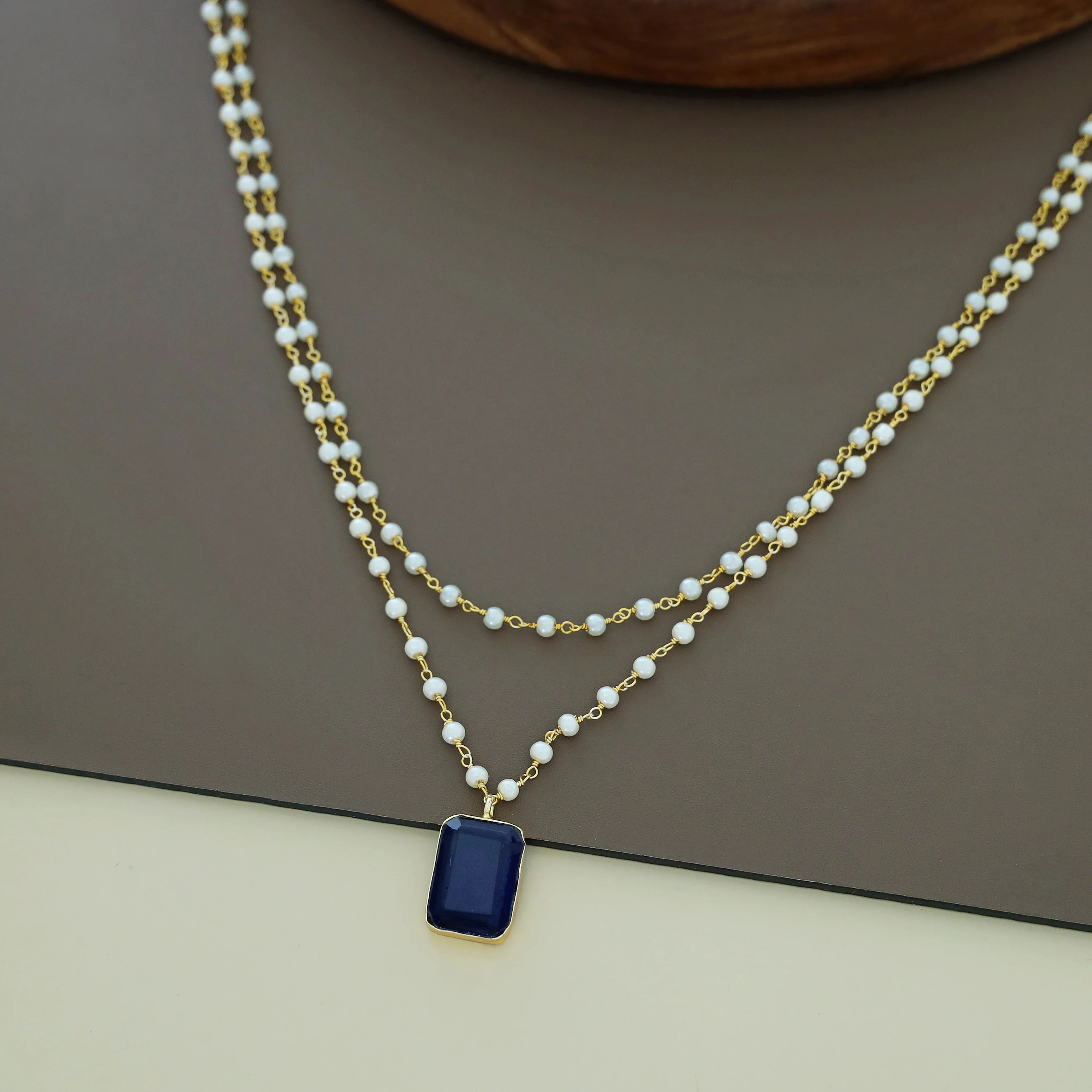 Nasmiya 2 Layer Neckpiece - Image 11