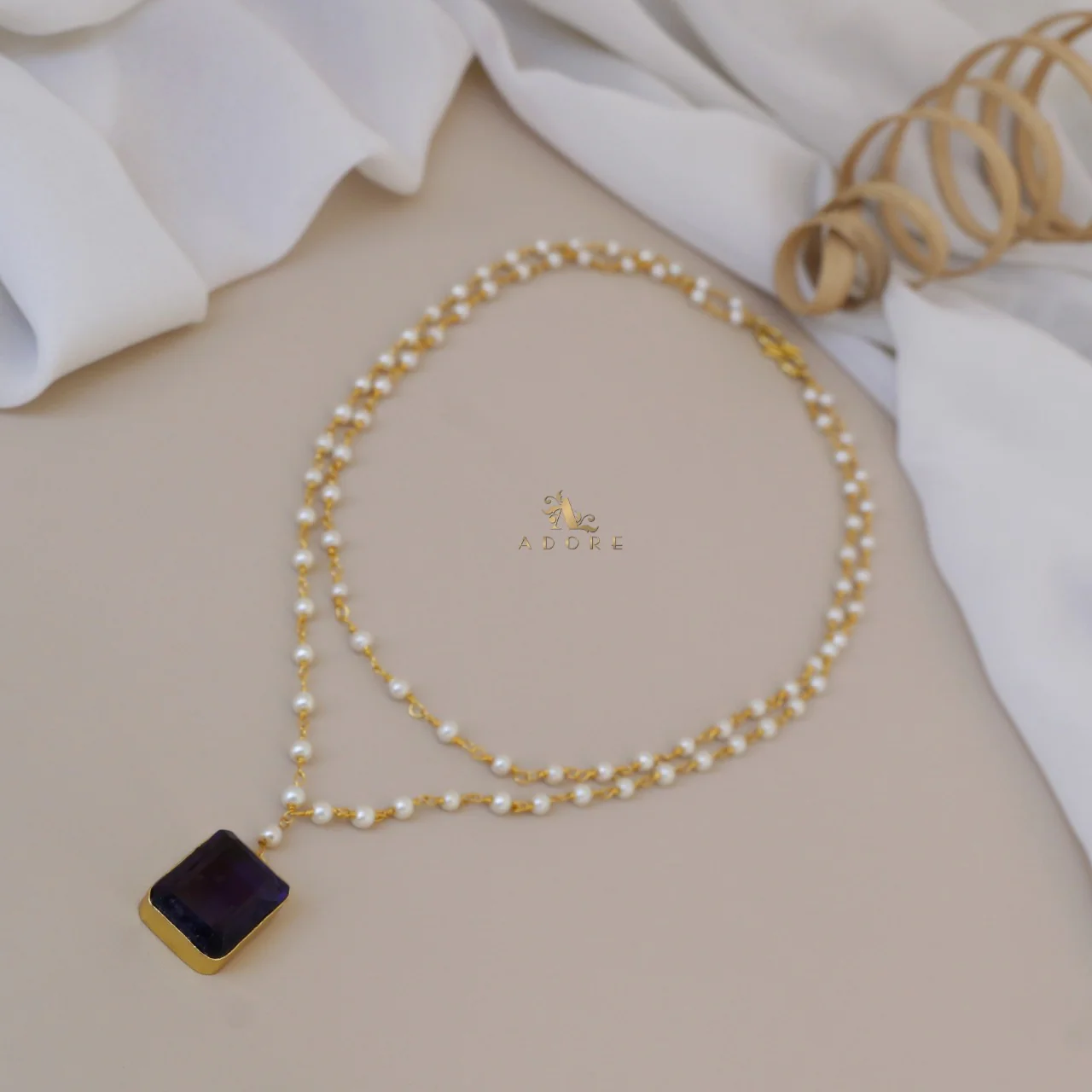 Nasmiya 2 Layer Neckpiece - Image 15
