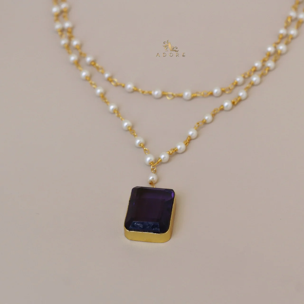 Nasmiya 2 Layer Neckpiece - Image 18