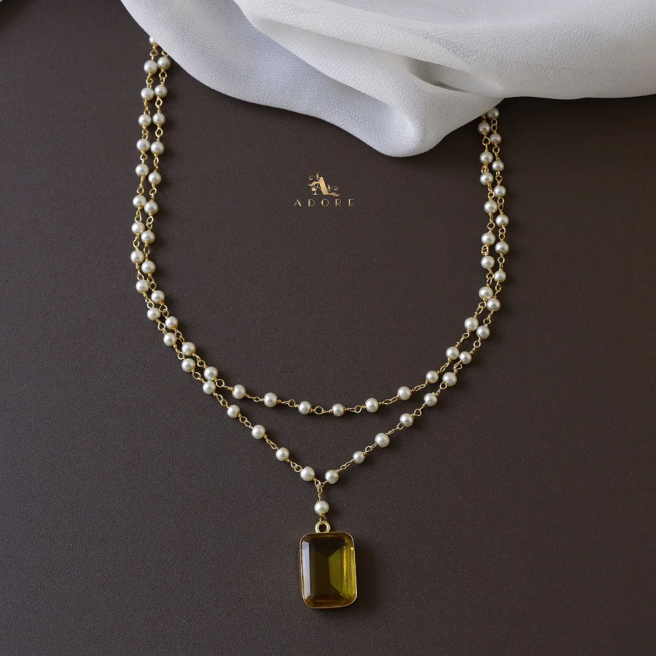 Nasmiya 2 Layer Neckpiece - Image 24