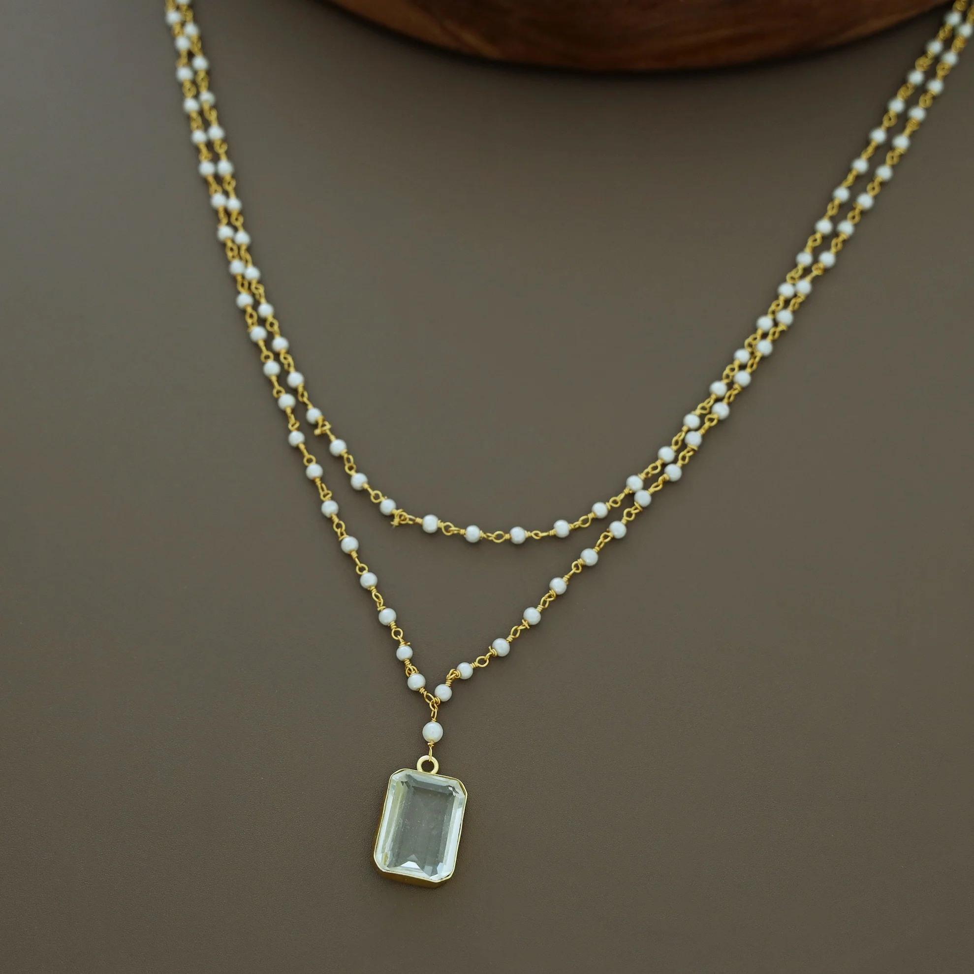 Nasmiya 2 Layer Neckpiece - Image 7