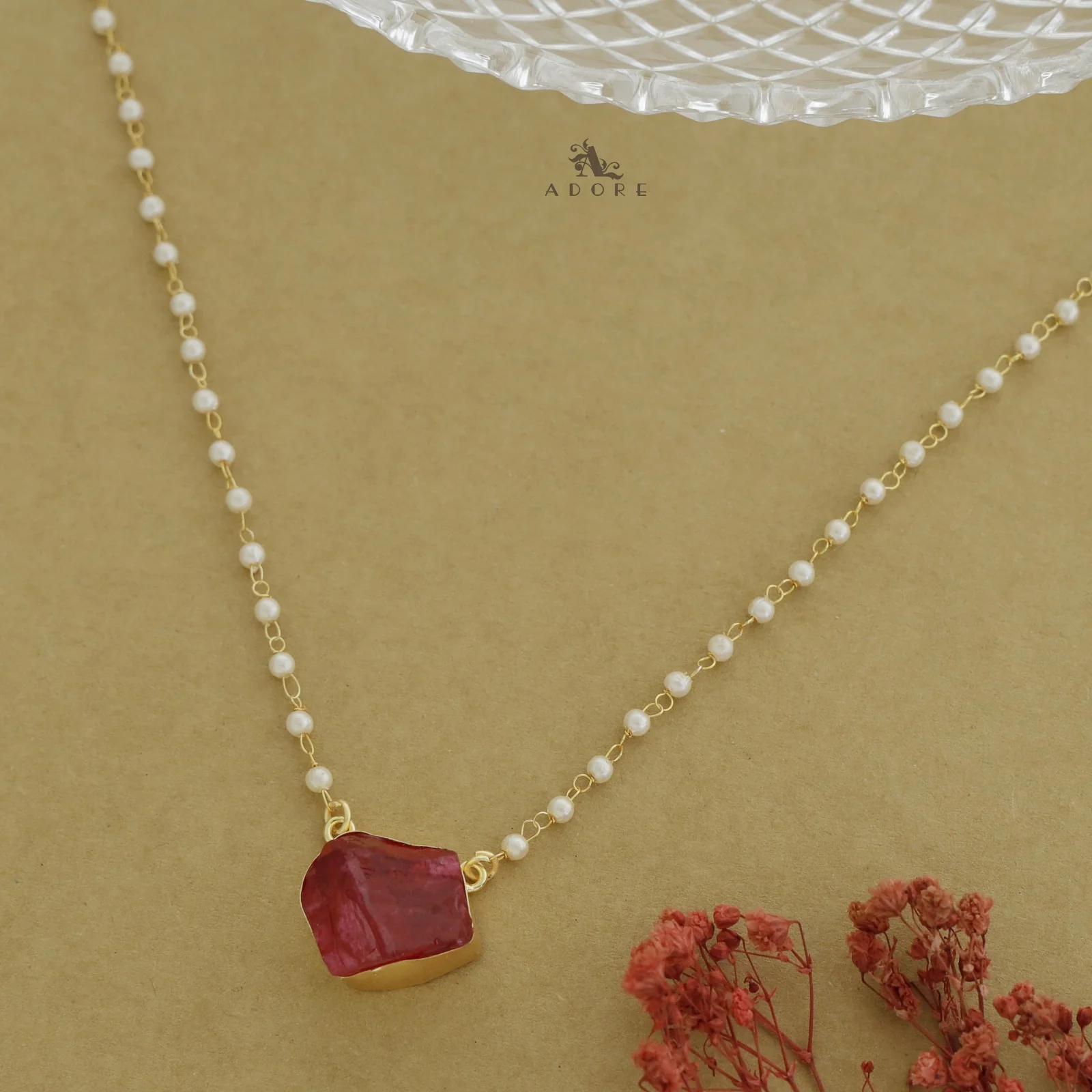Nasmiya Dyed Stone Neckpiece - Image 15