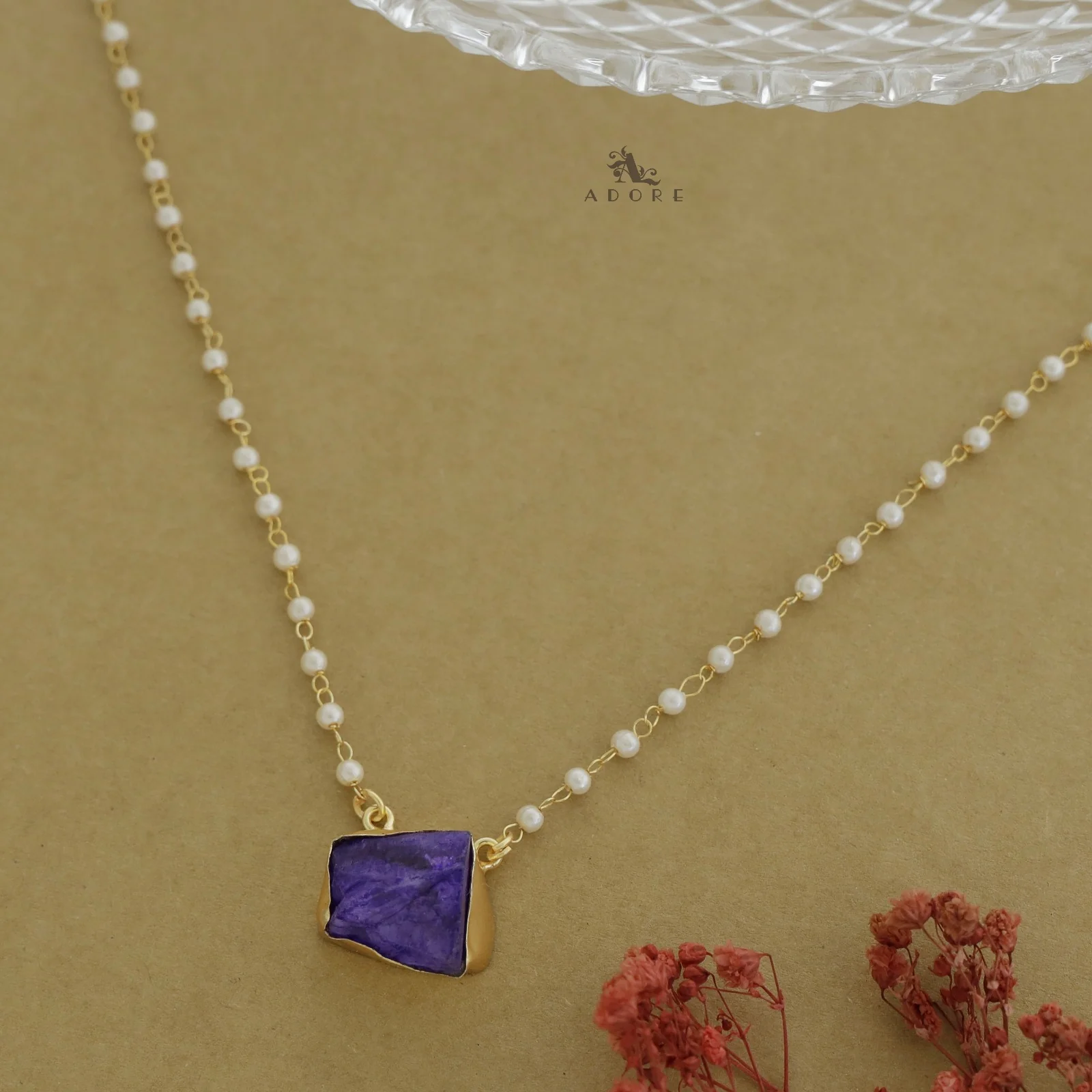 Nasmiya Dyed Stone Neckpiece - Image 3