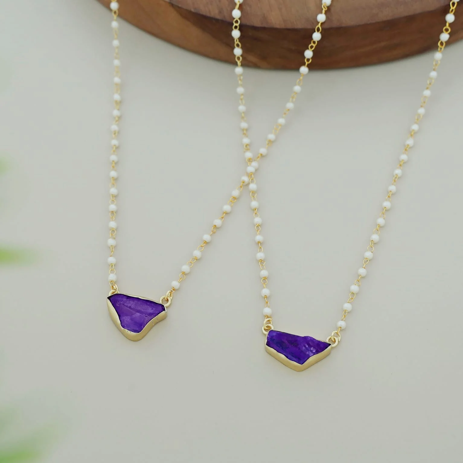 Nasmiya Dyed Stone Neckpiece - Image 42