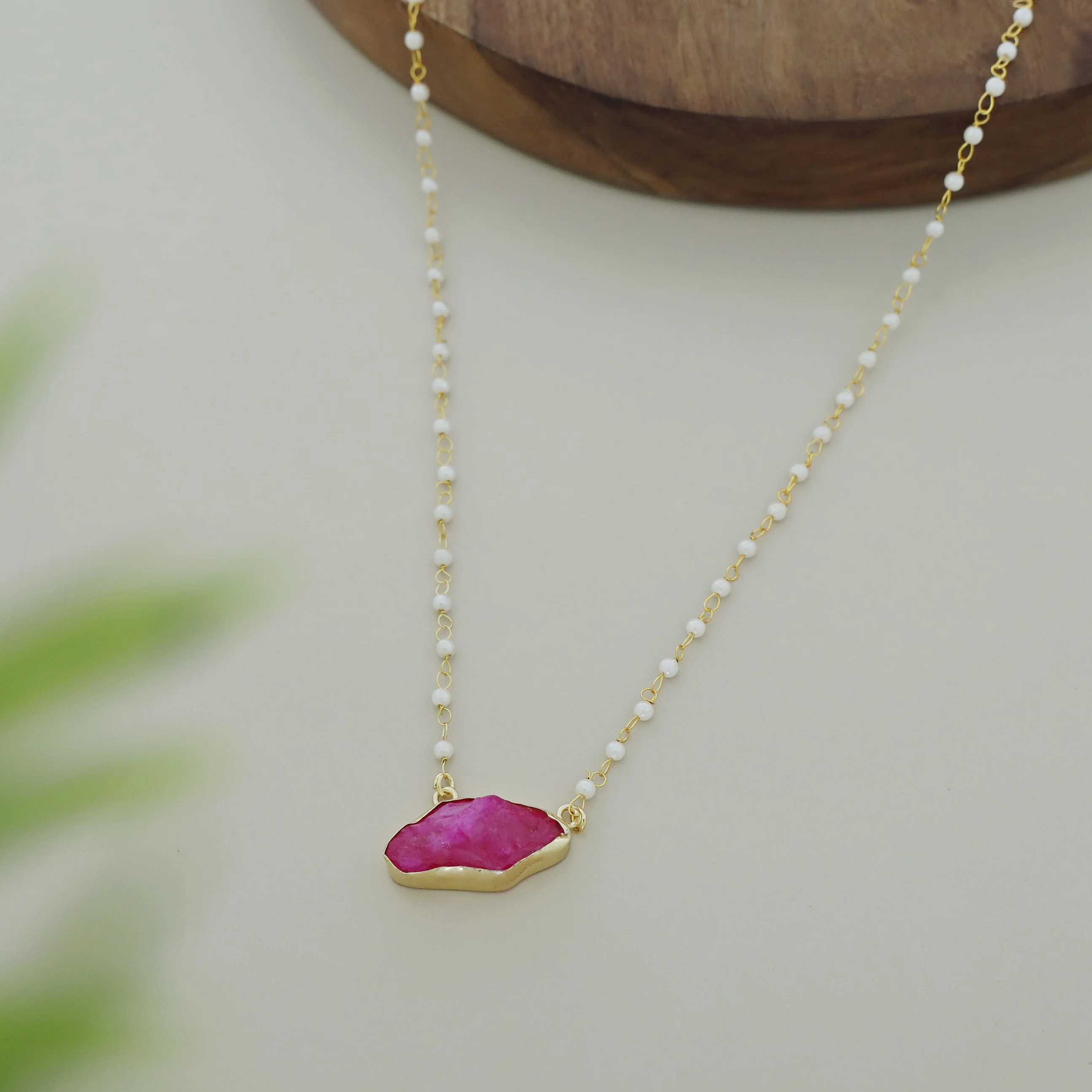 Nasmiya Dyed Stone Neckpiece - Image 43