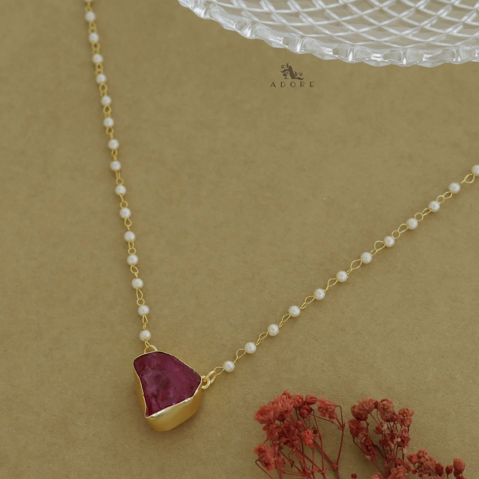 Nasmiya Dyed Stone Neckpiece - Image 5