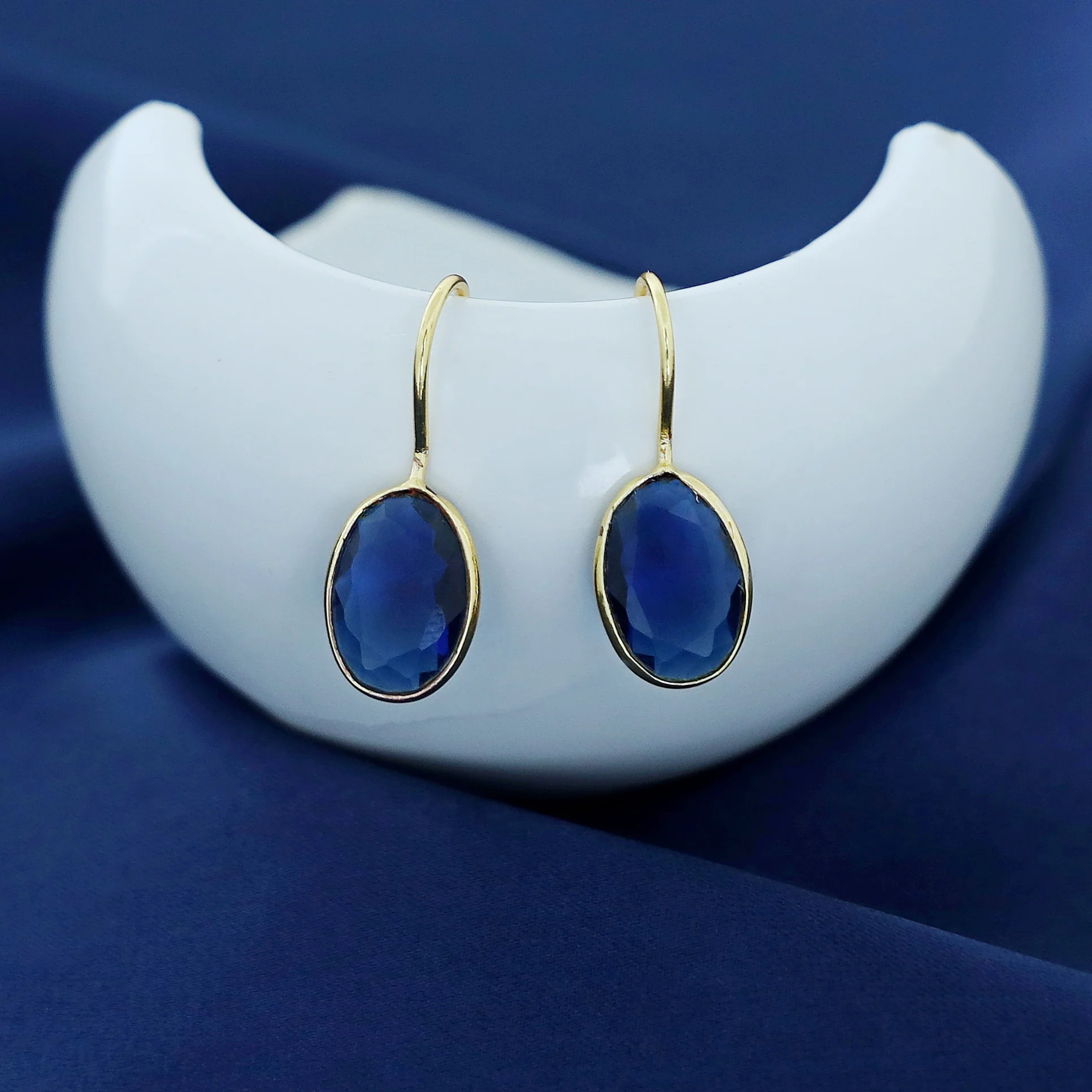Nayanika Glossy Drop Earrings - Image 3