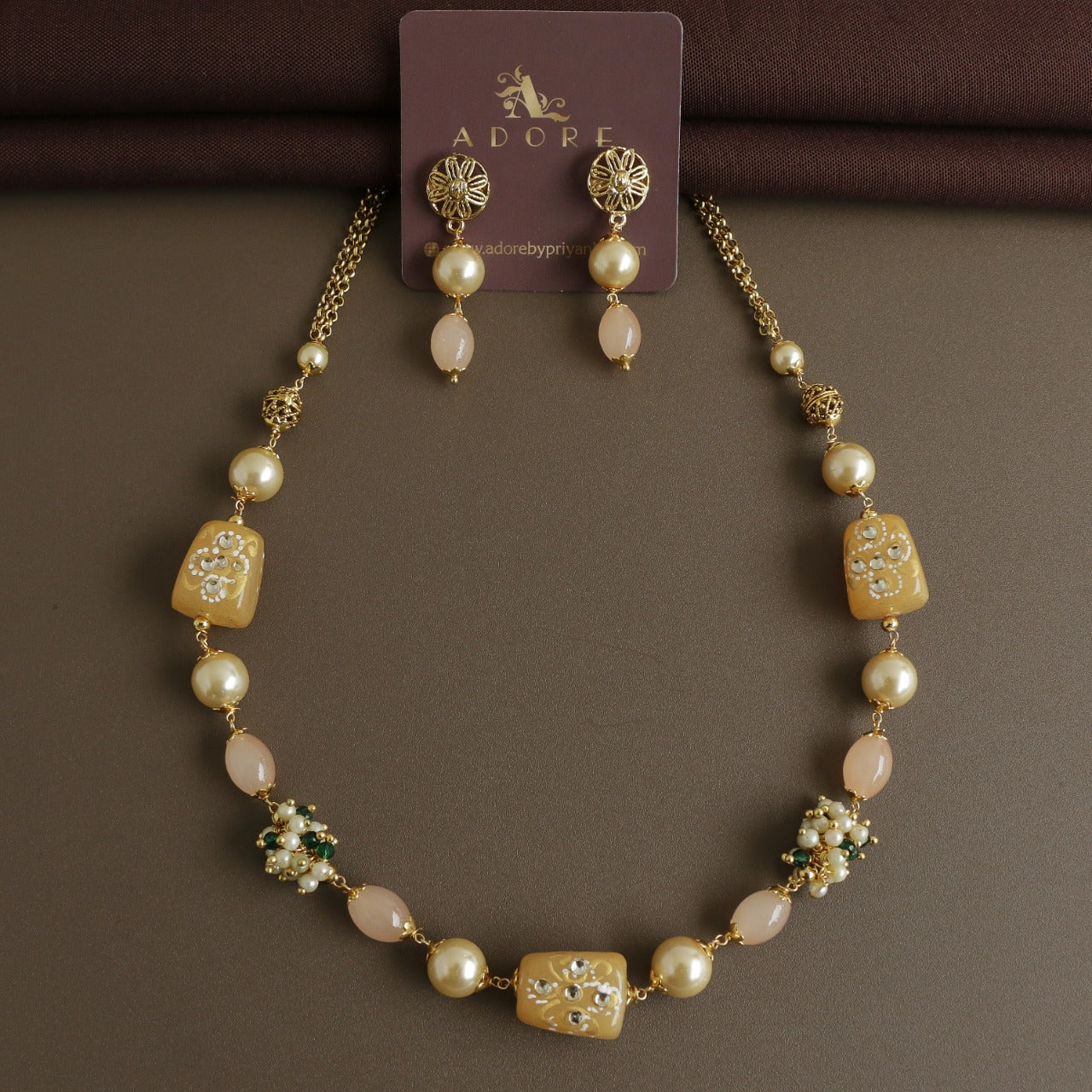 Jylan Pearl Neckpiece With Earring - Image 12