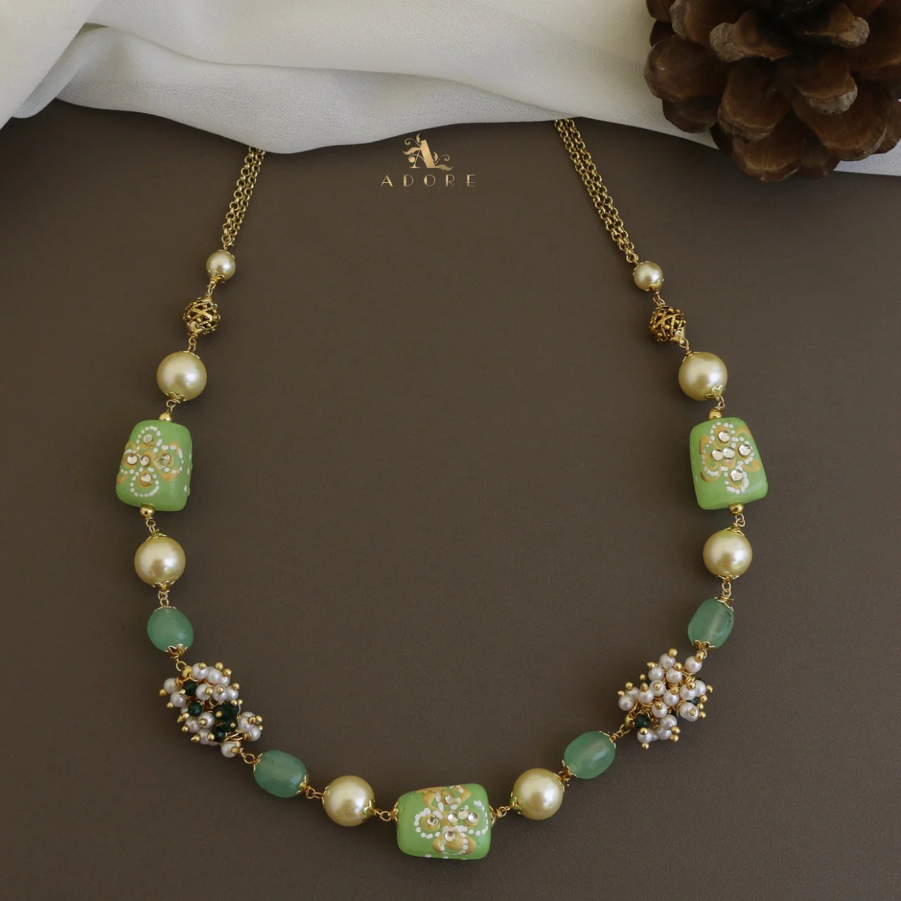 Jylan Pearl Neckpiece With Earring - Image 6