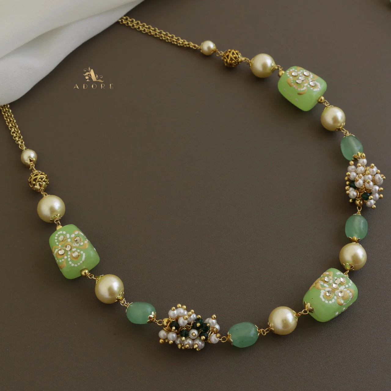 Jylan Pearl Neckpiece With Earring - Image 8