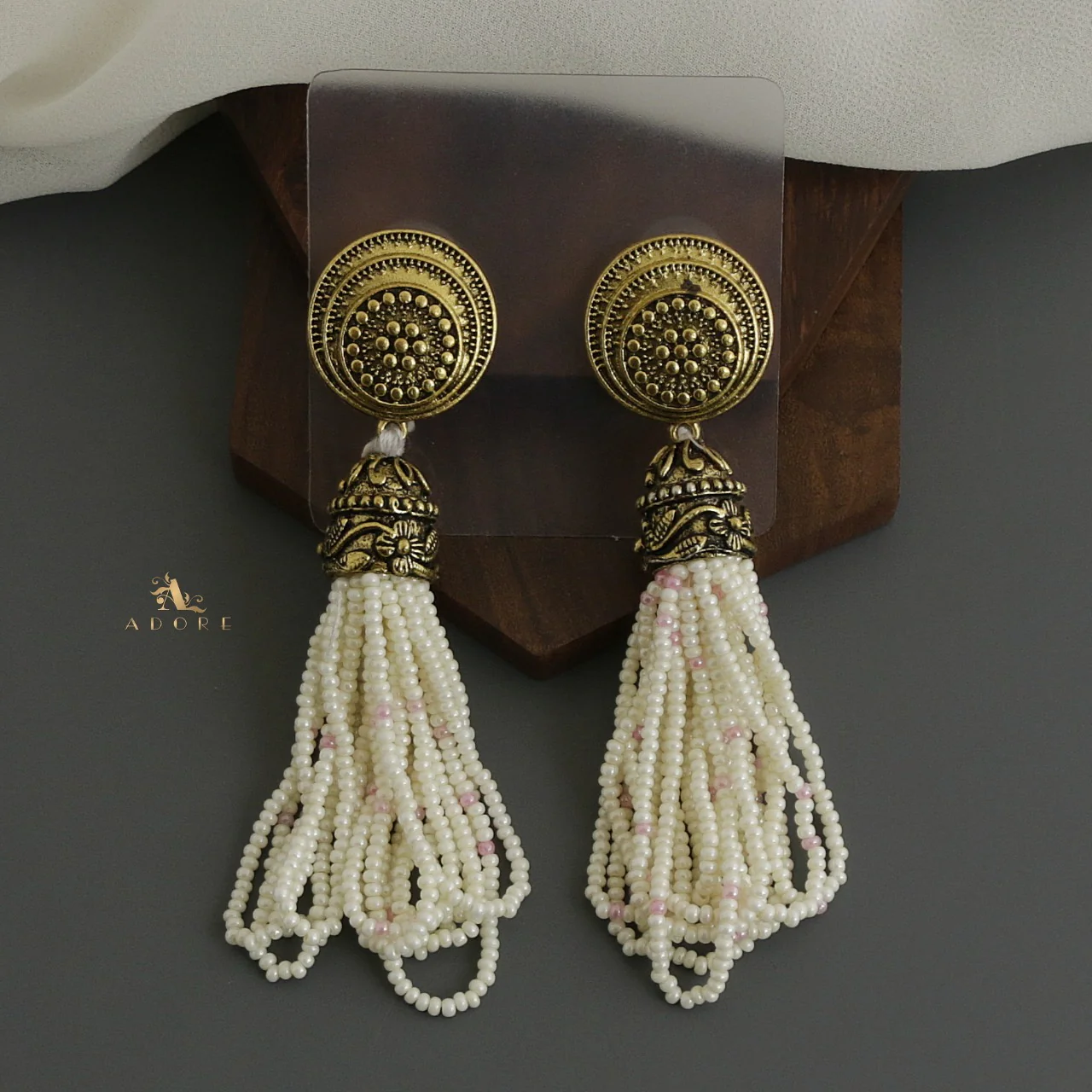Nishka Long Neckpiece With Earring - Image 14