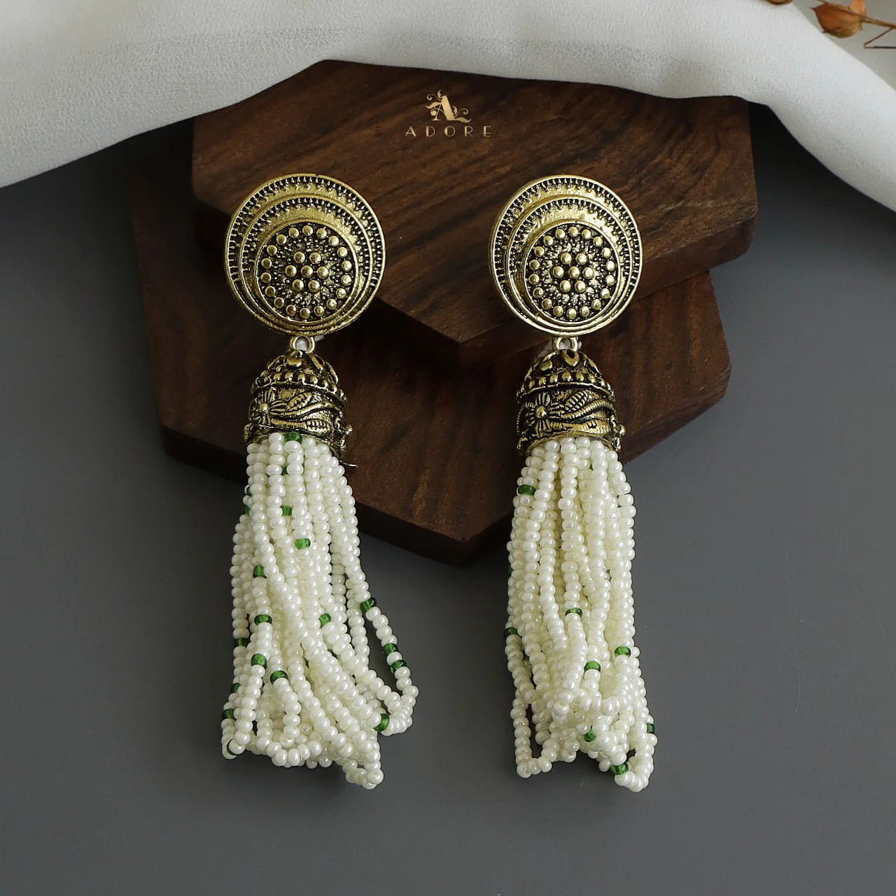 Nishka Long Neckpiece With Earring - Image 18