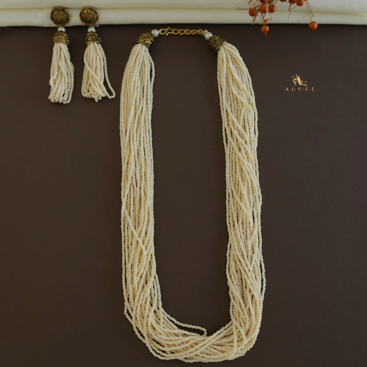 Nishka Long Neckpiece With Earring - Image 23