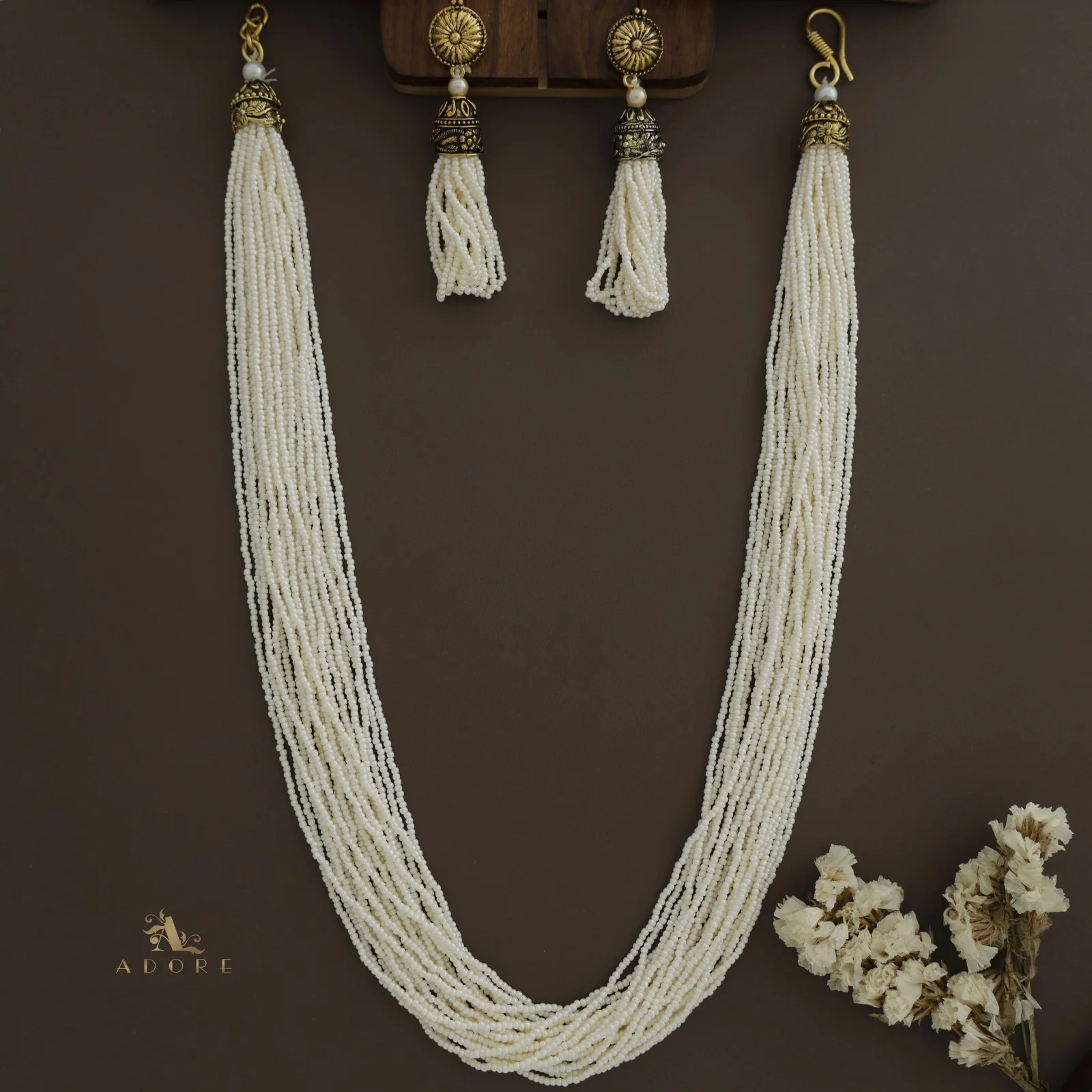 Nishka Long Neckpiece With Earring - Image 24