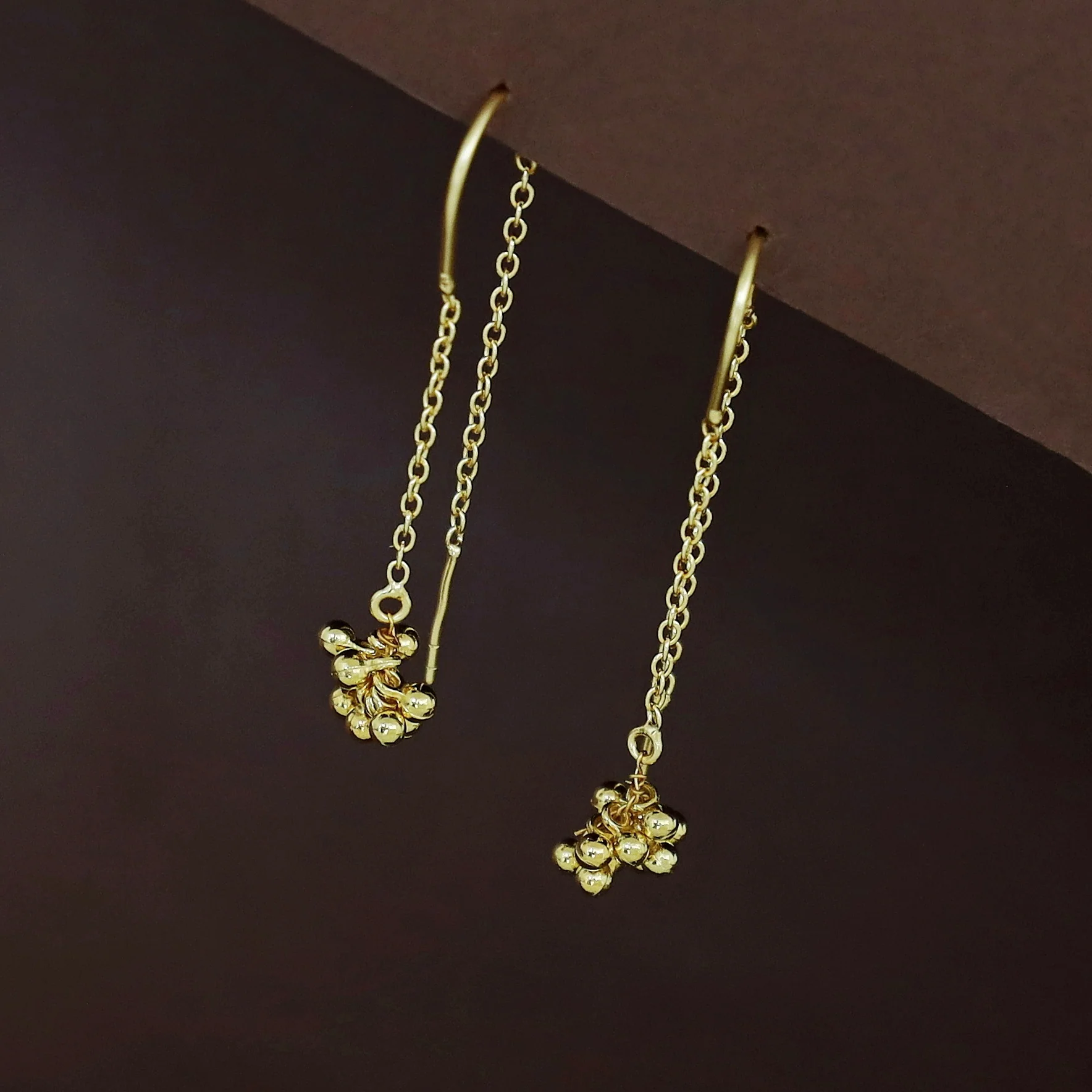 Needle And Thread Golden Bunch Earring - Image 3