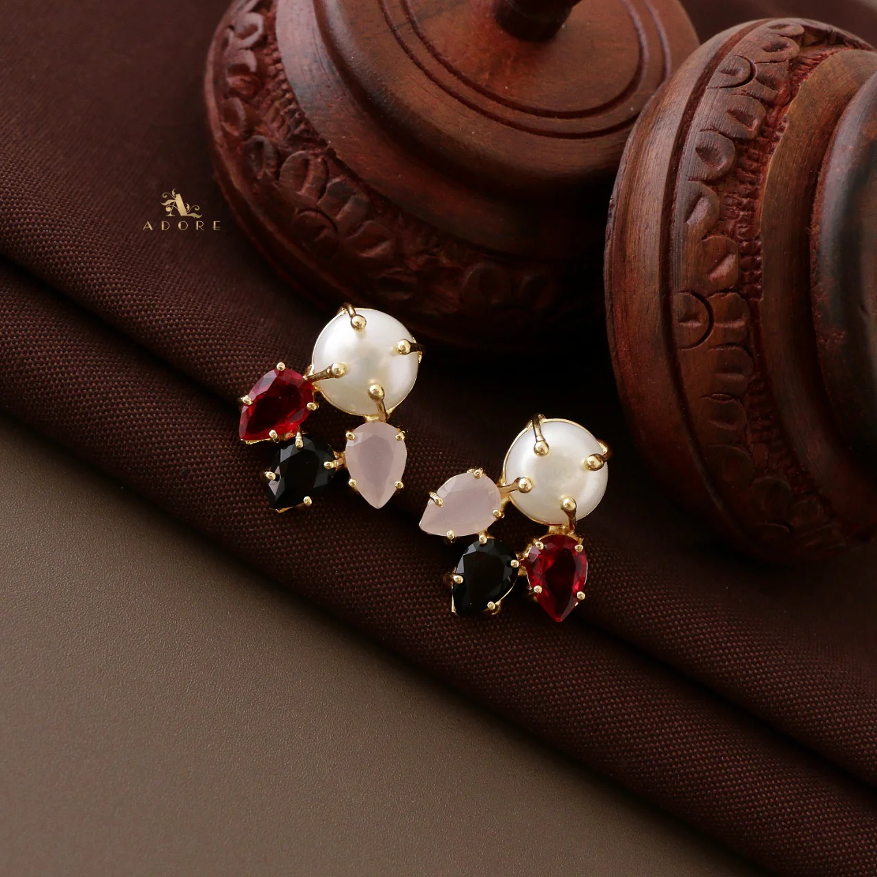 Nigala Fresh Water Pearl Glossy Earring - Image 12