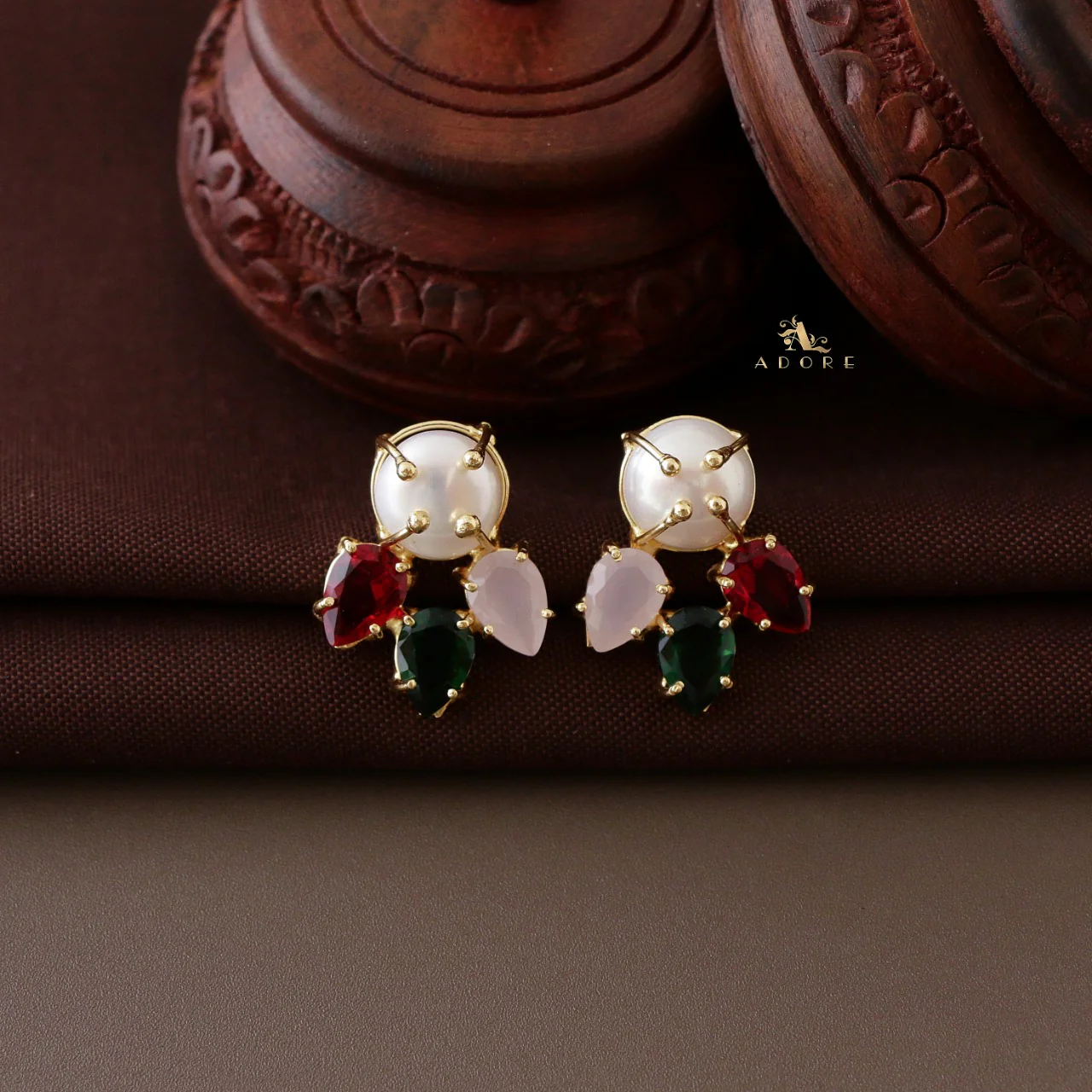 Nigala Fresh Water Pearl Glossy Earring - Image 14