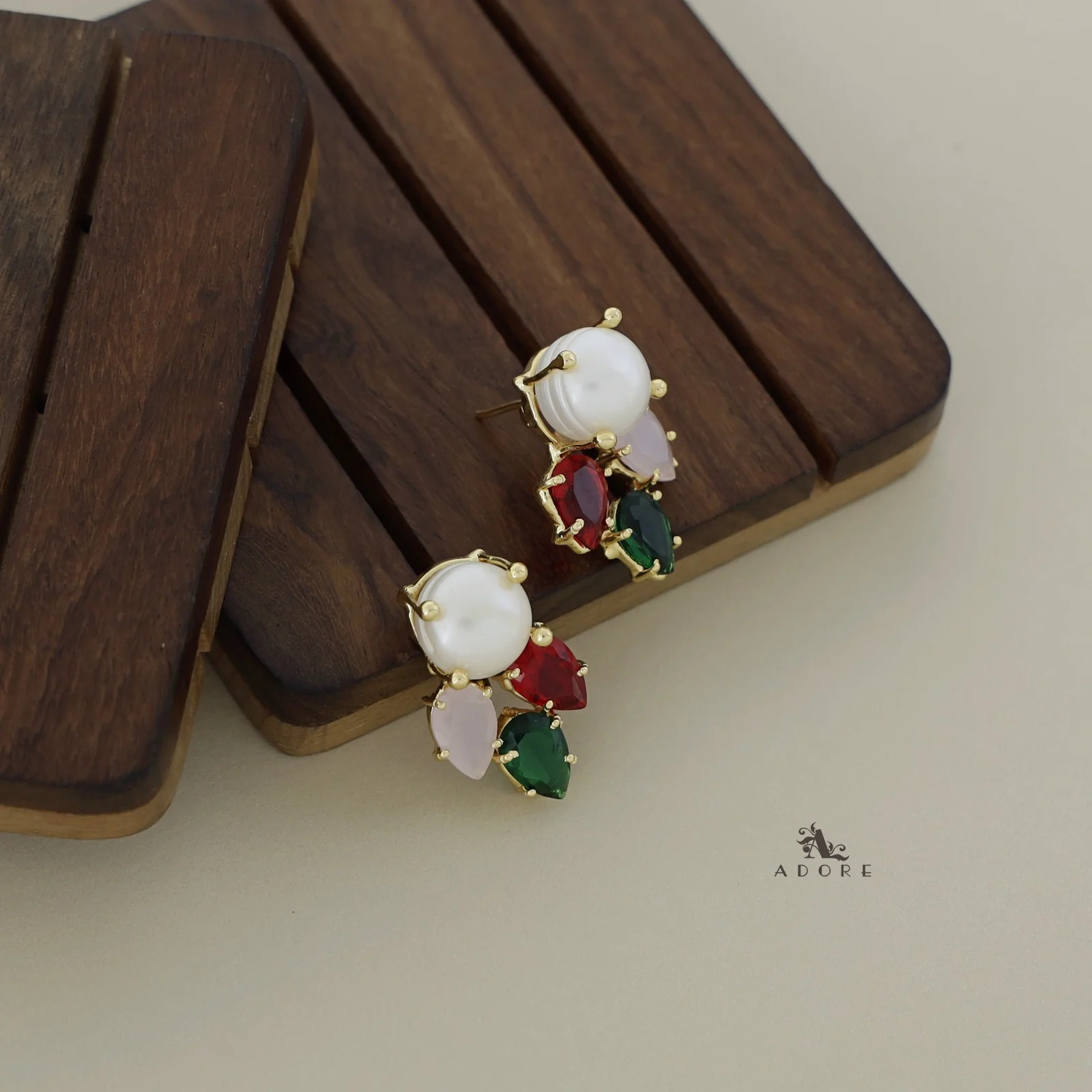 Nigala Fresh Water Pearl Glossy Earring - Image 16
