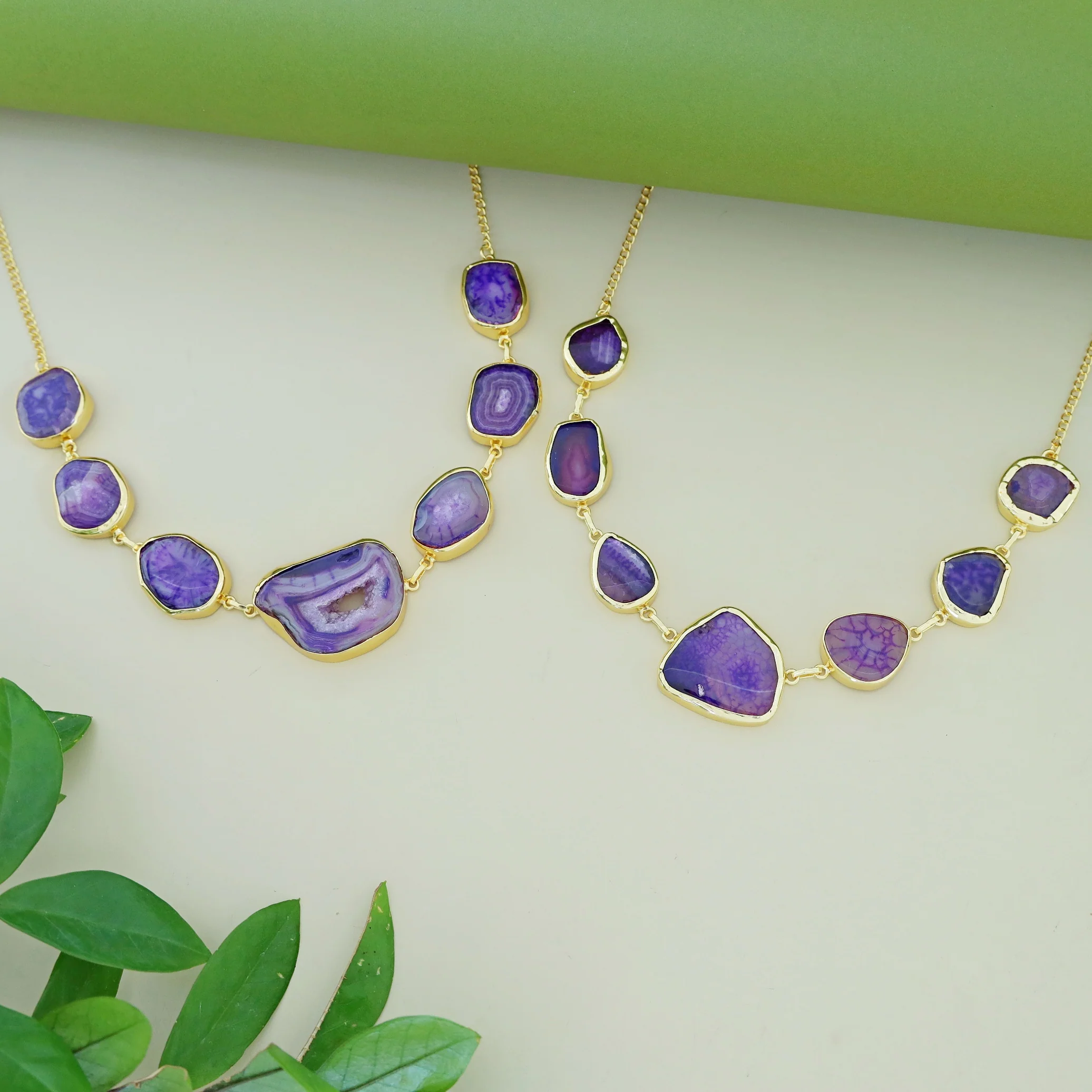 Nishka Agate Neckpiece - Image 2